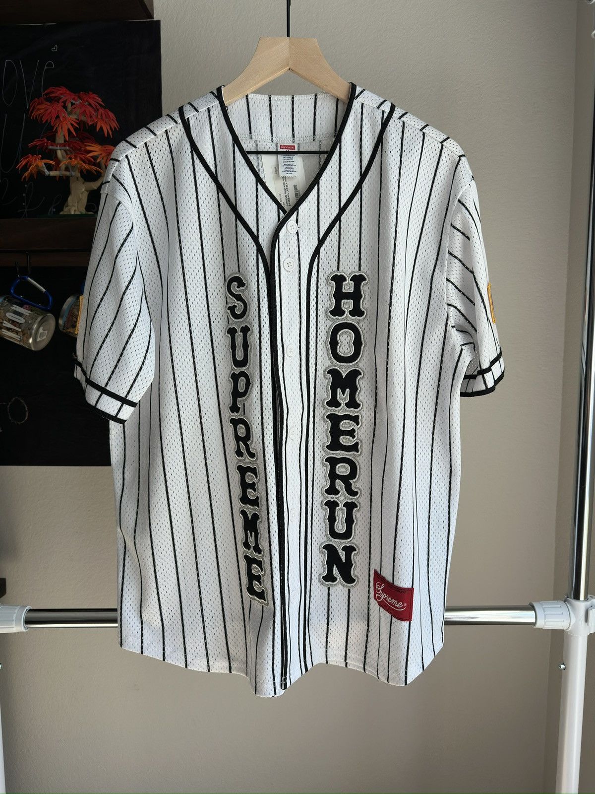 トップス Supreme NIKE Jewel Strip Soccer Jersey Supreme Nike Jewel Stripe Soccer Jersey Orange Men's - FW20 - US