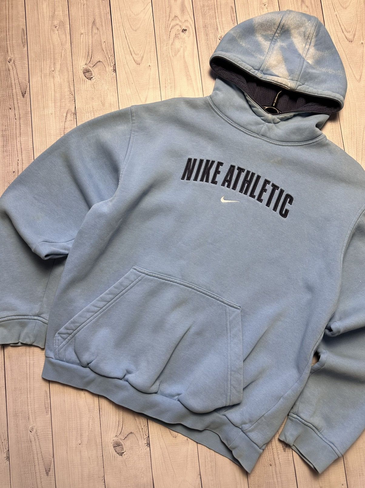 Vintage Vintage Nike Athletics hoodie big logo rare distressed S Size US S / EU 44-46 / 1 - 2 Thumbnail