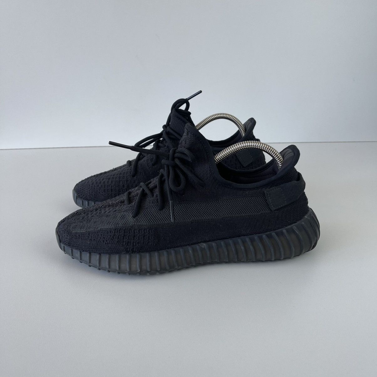 Adidas × Kanye West Adidas Yeezy 350 V2 Onyx Shoes Full Black HQ4540 Size US 10.5 / EU 43-44 - 2 Thumbnail