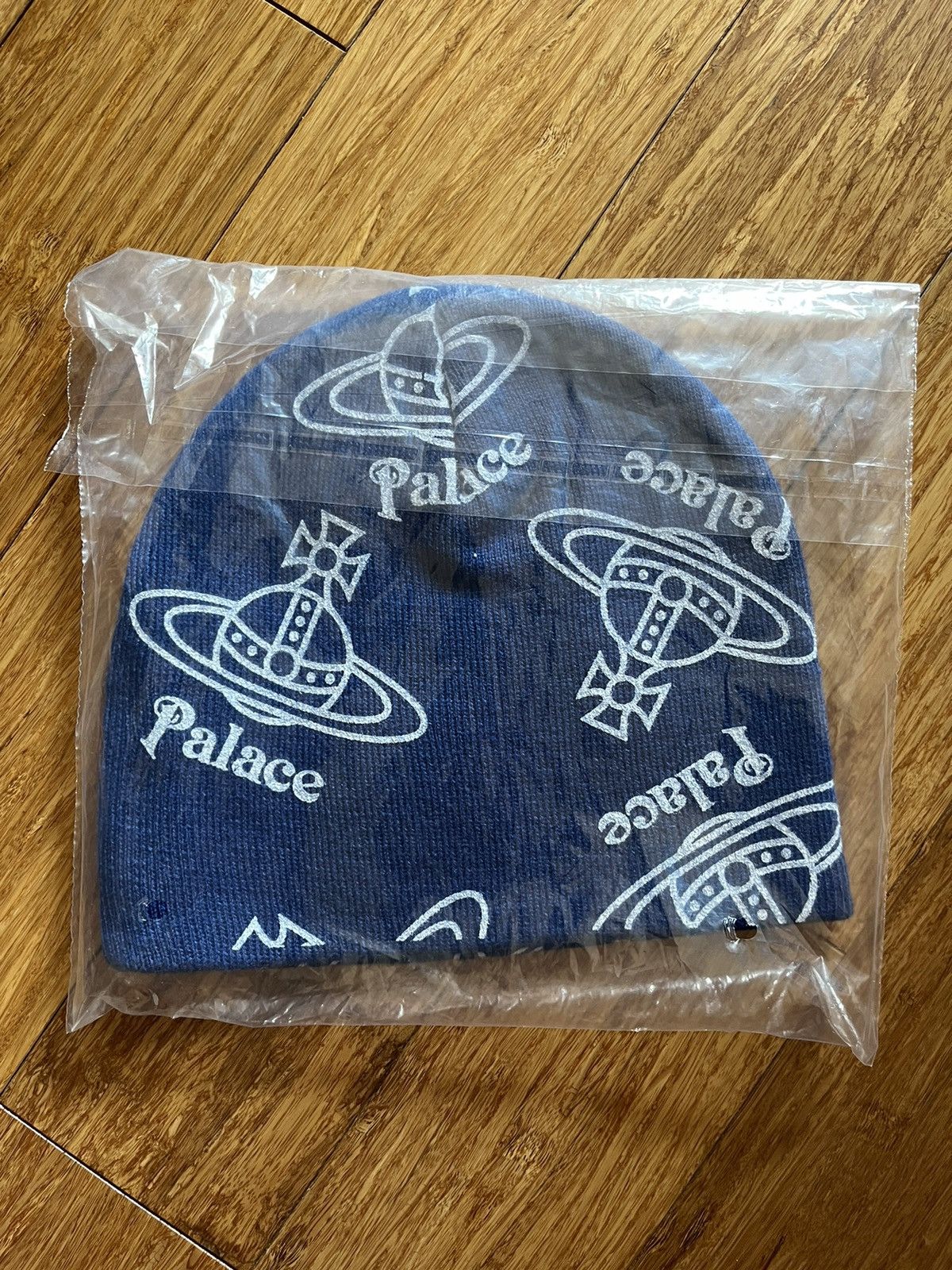 Palace × Vivienne Westwood Palace x Vivienne Westwood Jersey beanie Blue Size ONE SIZE - 3 Thumbnail