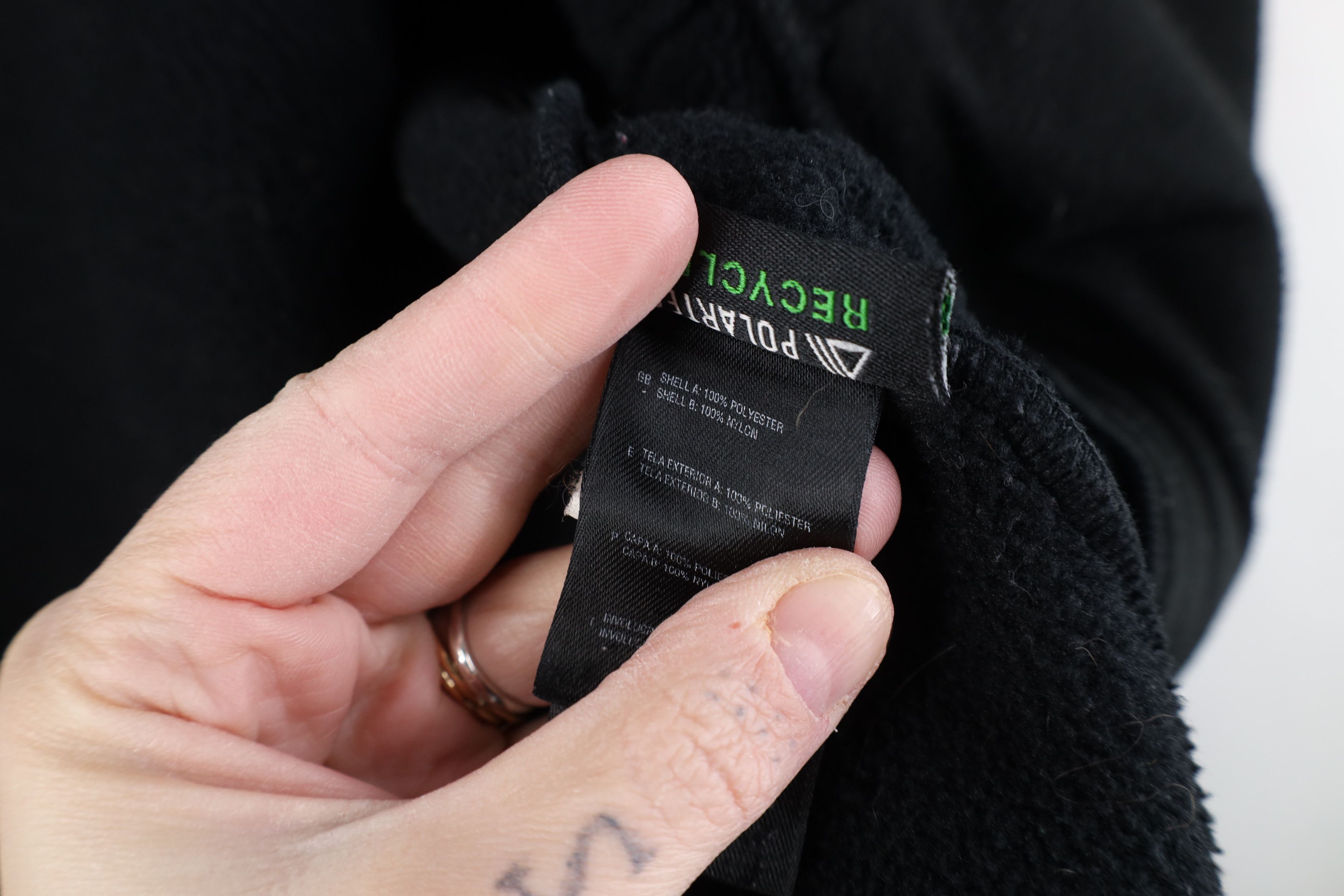 The North Face Vintage The North Face Denali Fleece Full Zip Jacket Black Size L / US 10 / IT 46 - 12 Thumbnail