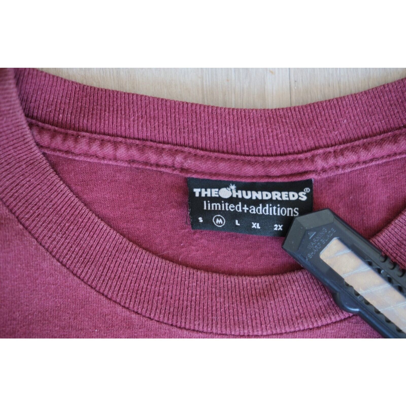 The Hundreds Vintage 2000s The Hundreds Hook-Ups Tee Unisex Medium Red Size US M / EU 48-50 / 2 - 4 Thumbnail
