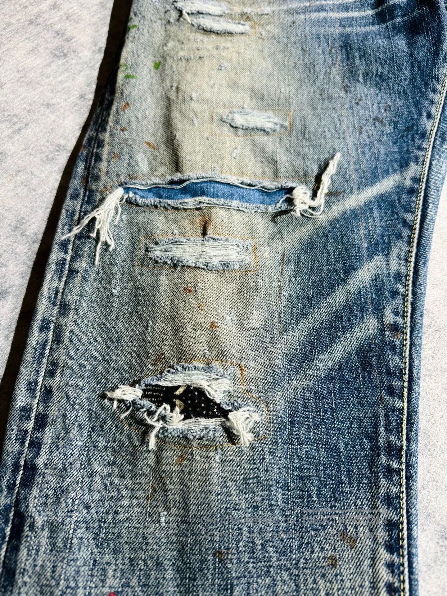 Visvim visvim journeyman tacked crash denim pants. Size US 28 / EU 44 - 4 Thumbnail