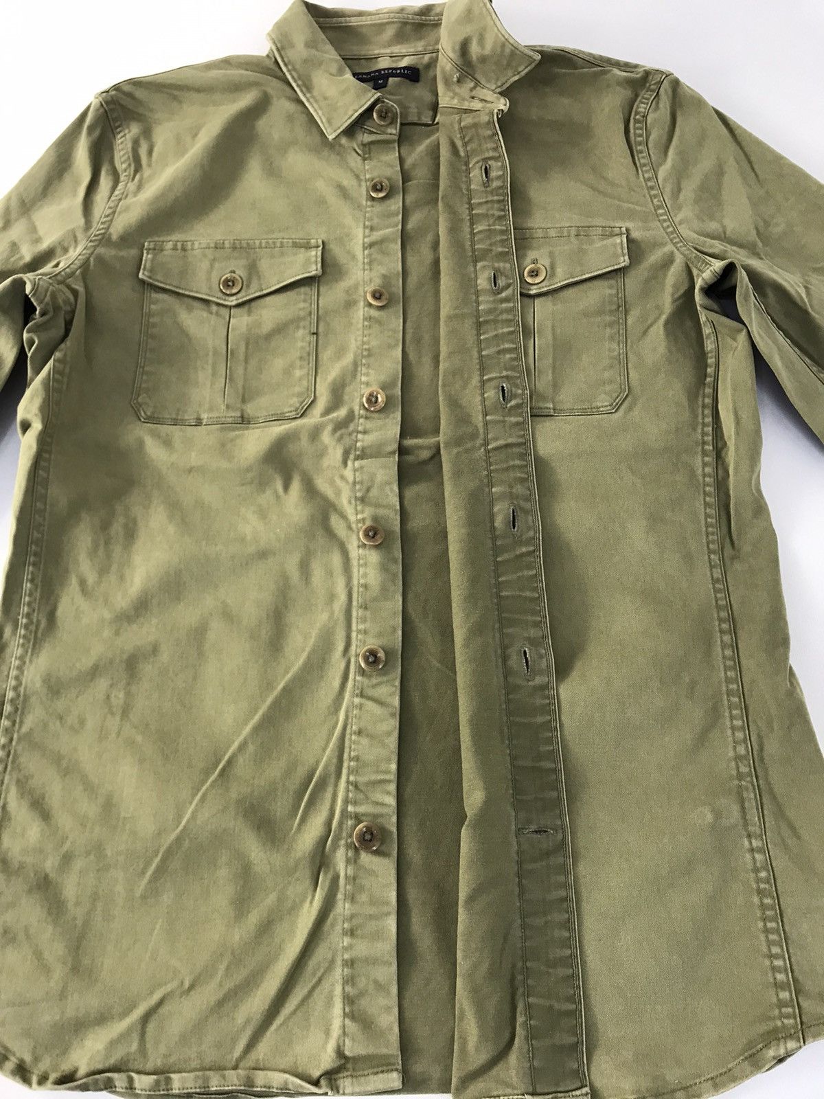 Banana Republic Banana Republic Button Up Shirt Khakis Plain Minimalist Size US M / EU 48-50 / 2 - 5 Thumbnail