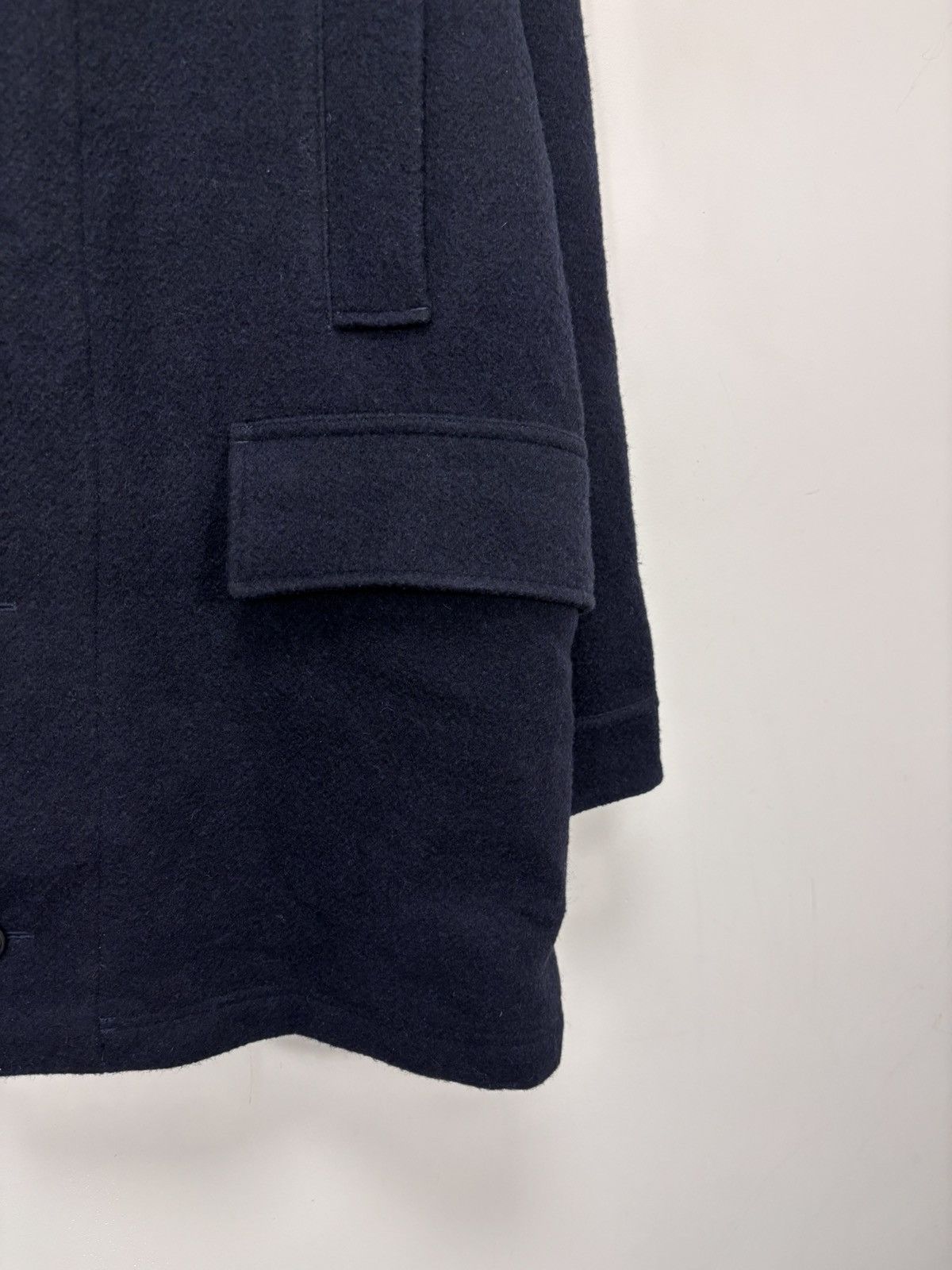 Arket Arket Men’s Navy Blue Wool Car Coat Corduroy Collar Size US S / EU 44-46 / 1 - 8 Thumbnail