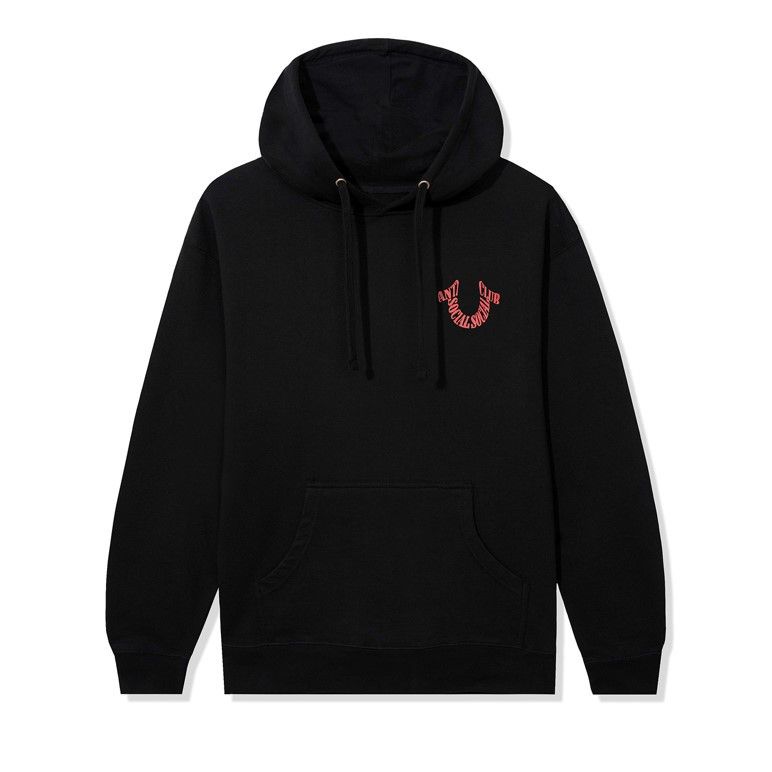 ASSC X True Religion Anti-Truth Hoodie Black