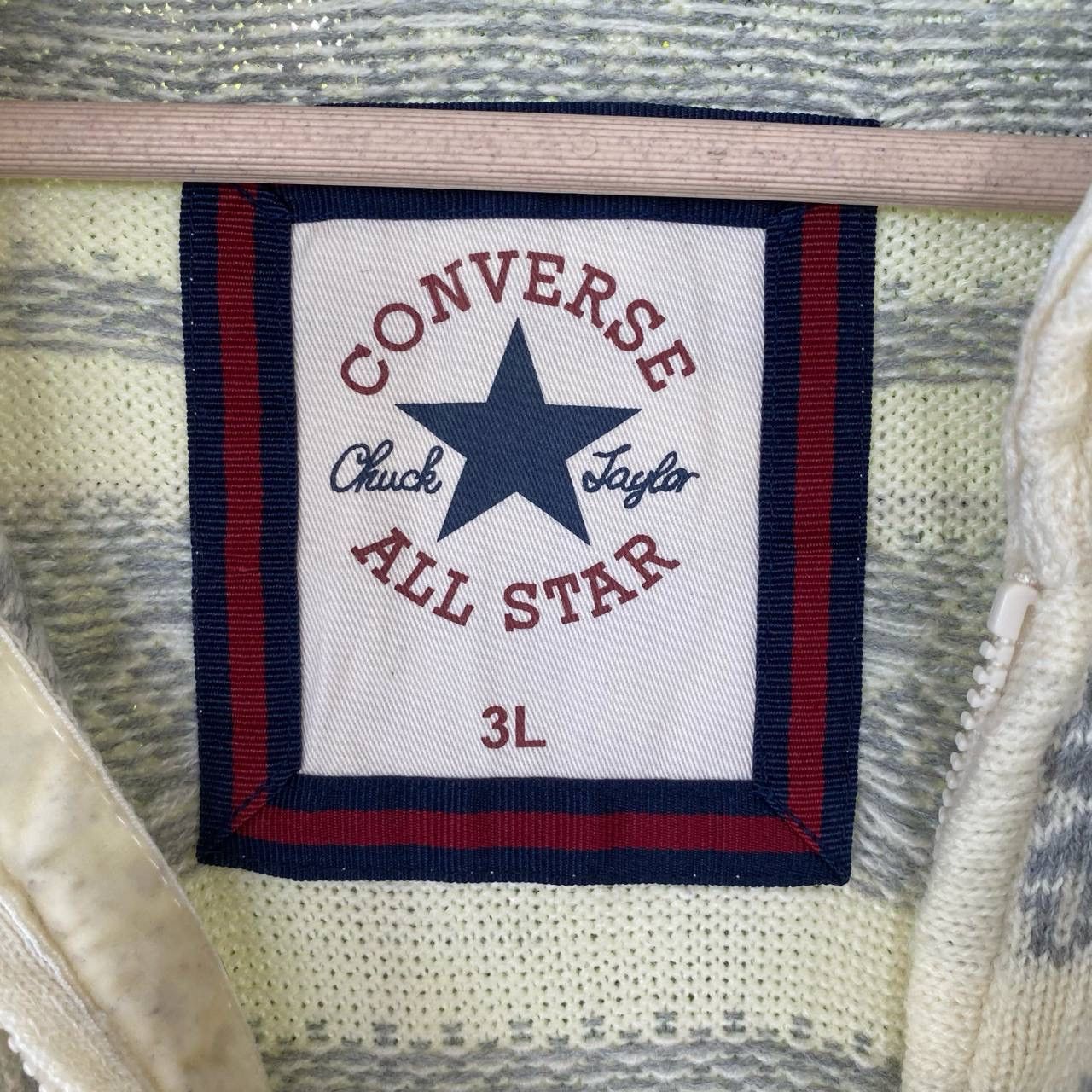 Converse Vintage Converse Zipper Hoodie Size XL / US 12-14 / IT 48-50 - 5 Thumbnail