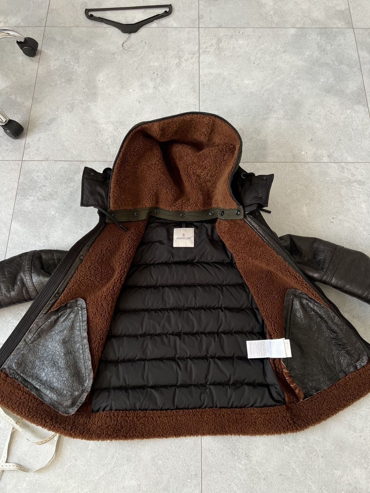 Moncler Real Leather and fur armand giubbotto Size US M / EU 48-50 / 2 - 13 Thumbnail