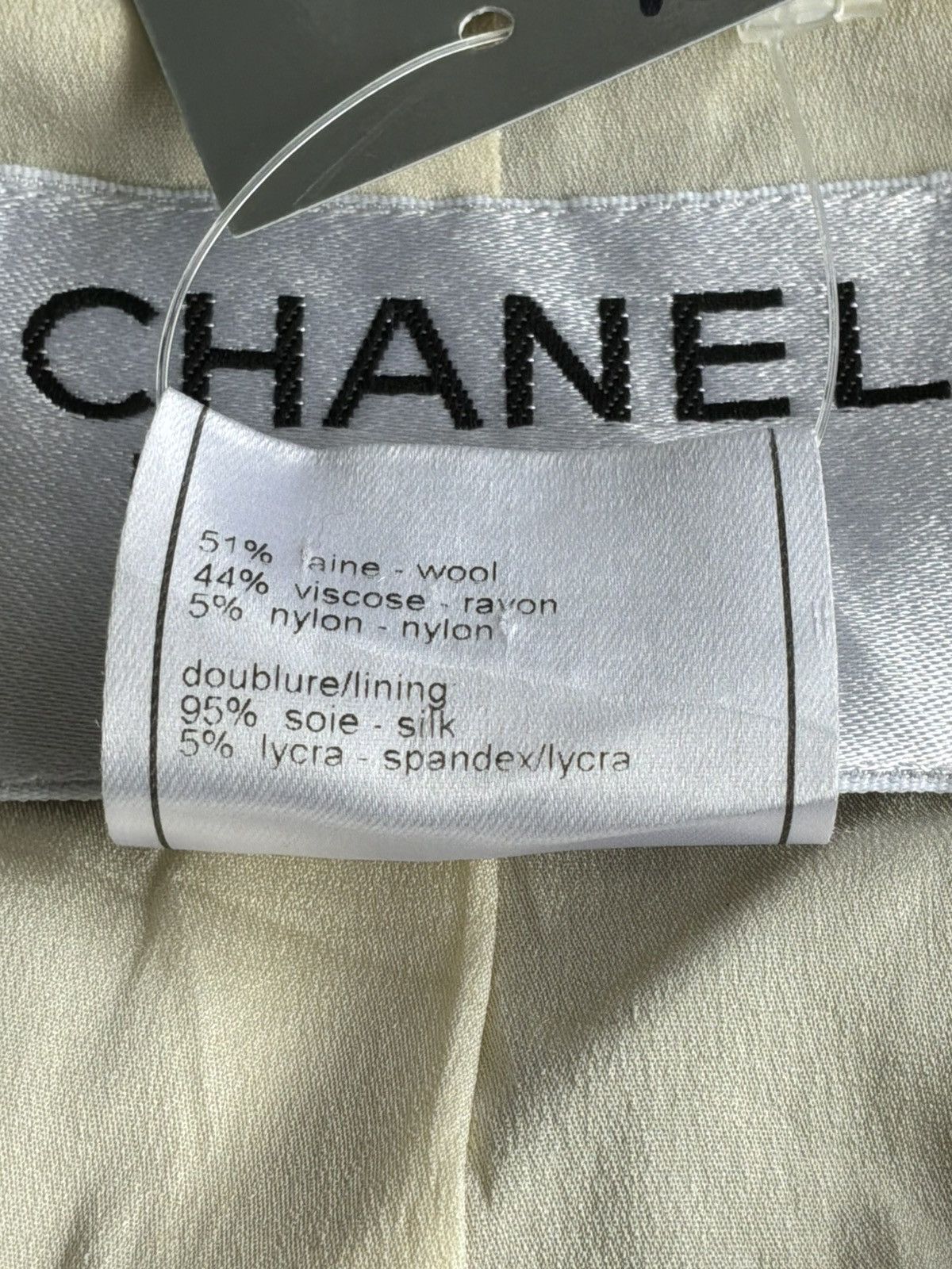 Chanel S/S 1998 - Chanel - Beige Tweed Jacket Size XS / US 0-2 / IT 36-38 - 11 Thumbnail