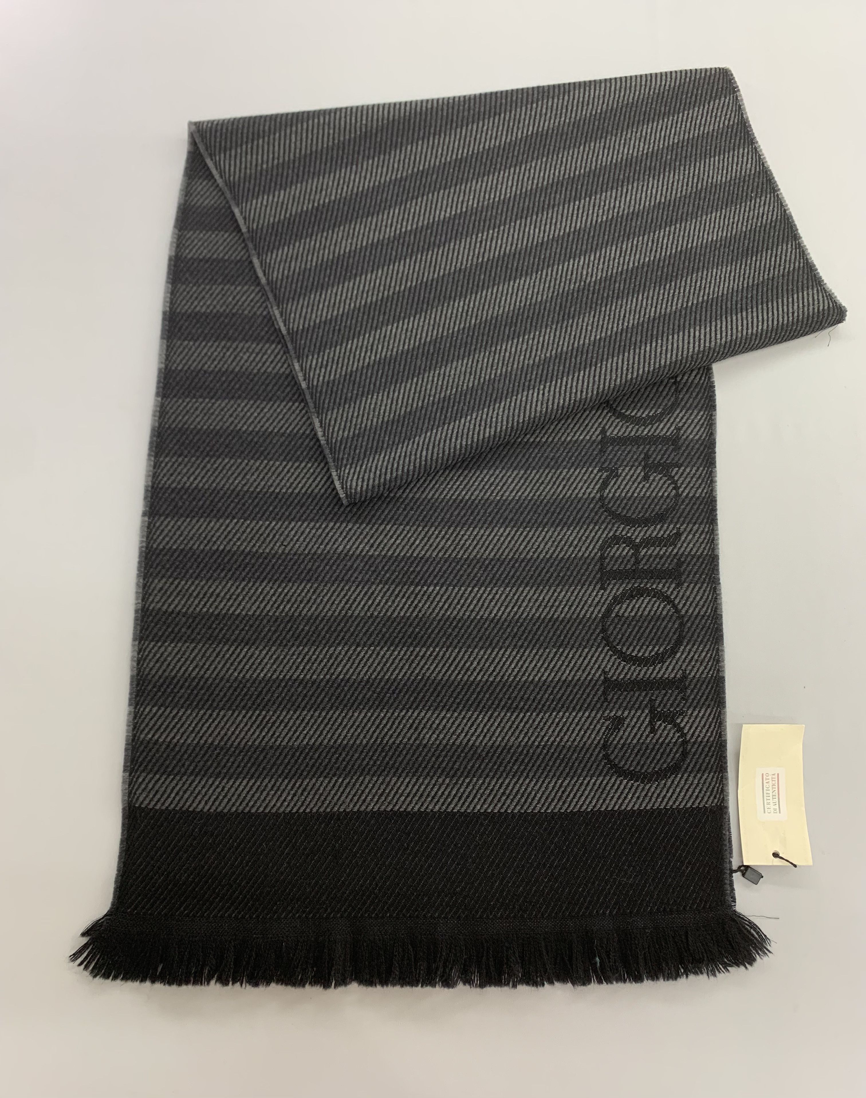 Giorgio Armani Giorgio Armani Scarf Wool Muffler Neck Wrap BL1040 Size ONE SIZE - 4 Thumbnail