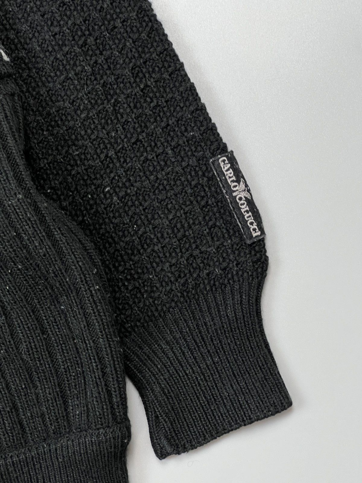 Carlo Colucci Carlo Colucci Mockneck Checkmate Pattern Sweater (Y0458) Size US L / EU 52-54 / 3 - 5 Thumbnail