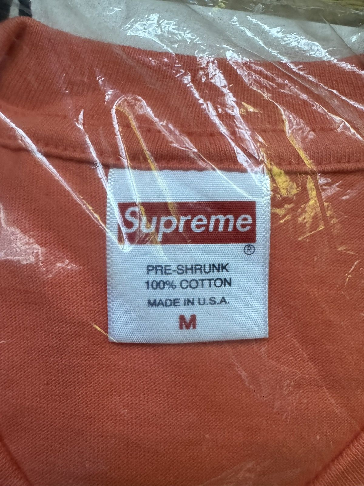 Supreme Supreme Buju Banton Tee Neon Orange Size US M / EU 48-50 / 2 - 4 Thumbnail