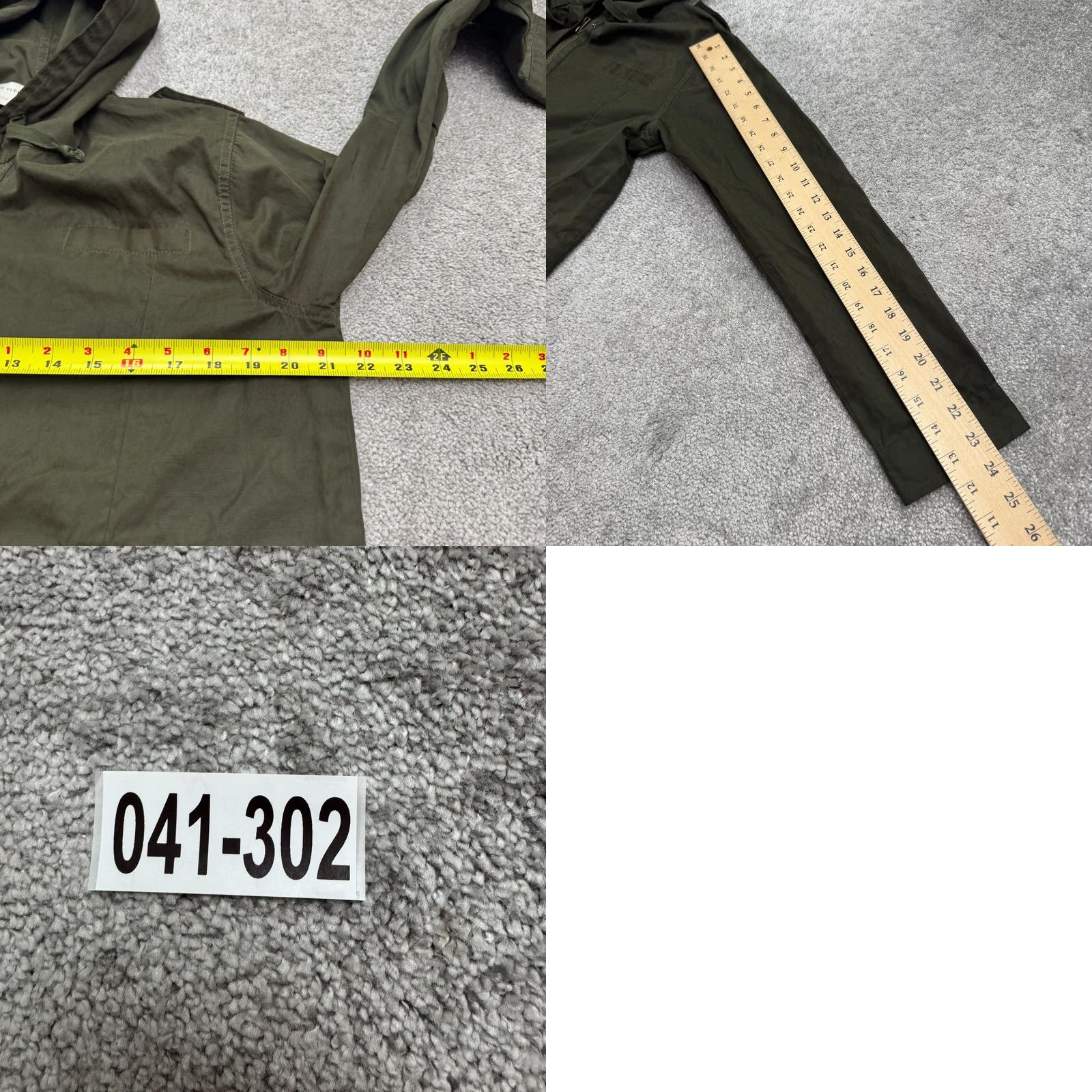 Citizen Modern Citizen Hoodie Parka Jacket Womens Medium Olive Green Full Zip Size M / US 6-8 / IT 42-44 - 9 Thumbnail