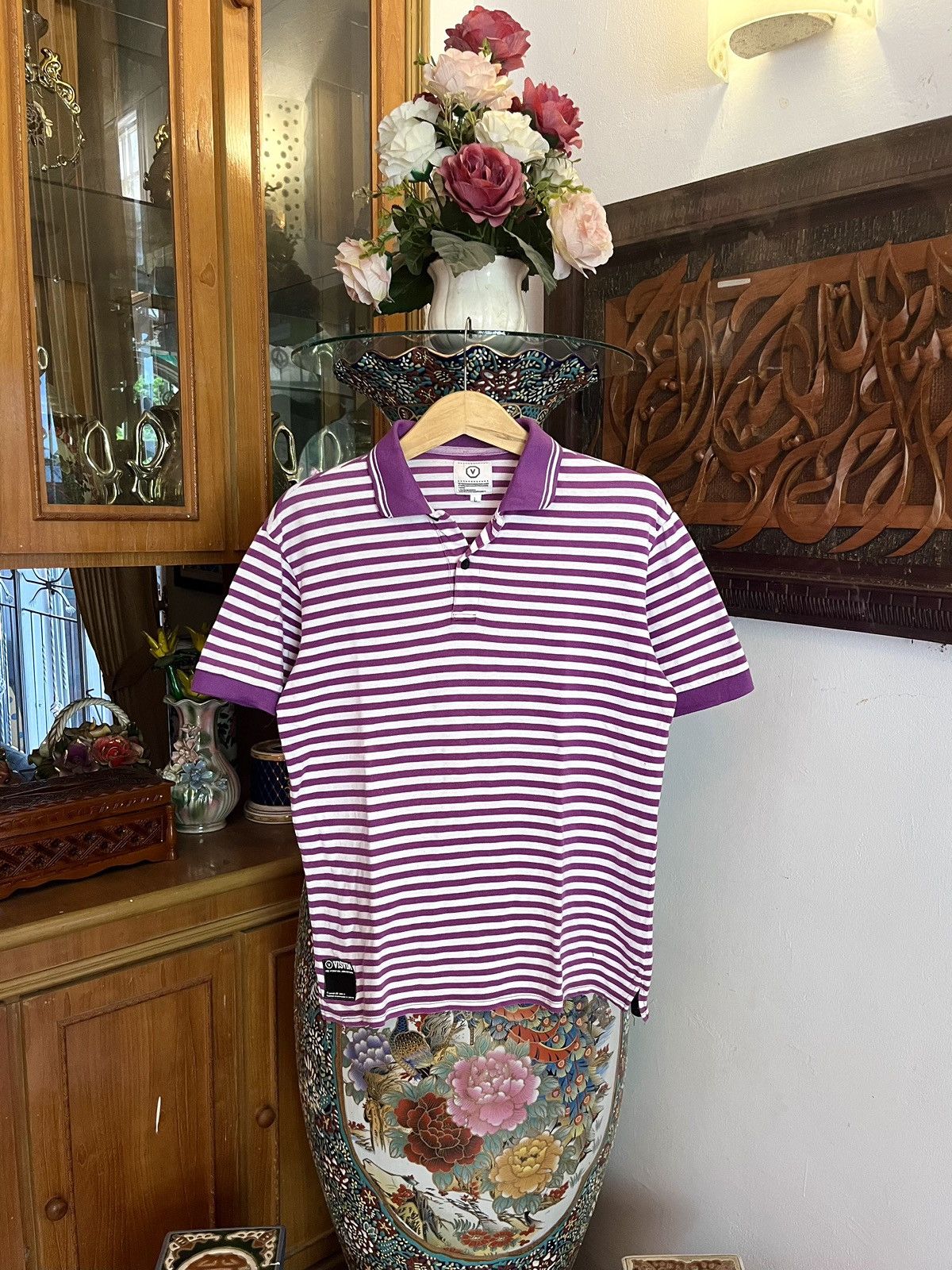 Visvim Vintage Visvim Striped Polo Shirt Size US M / EU 48-50 / 2 - 1 Thumbnail