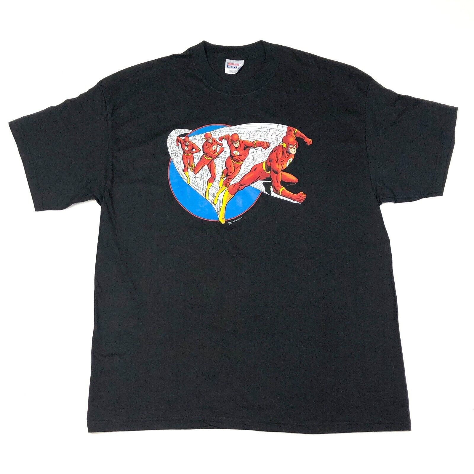 DC Comics × Vintage vintage 2002 The Flash DC Comics running Speed Tee T Shirt Size US XL / EU 56 / 4 - 1 Thumbnail