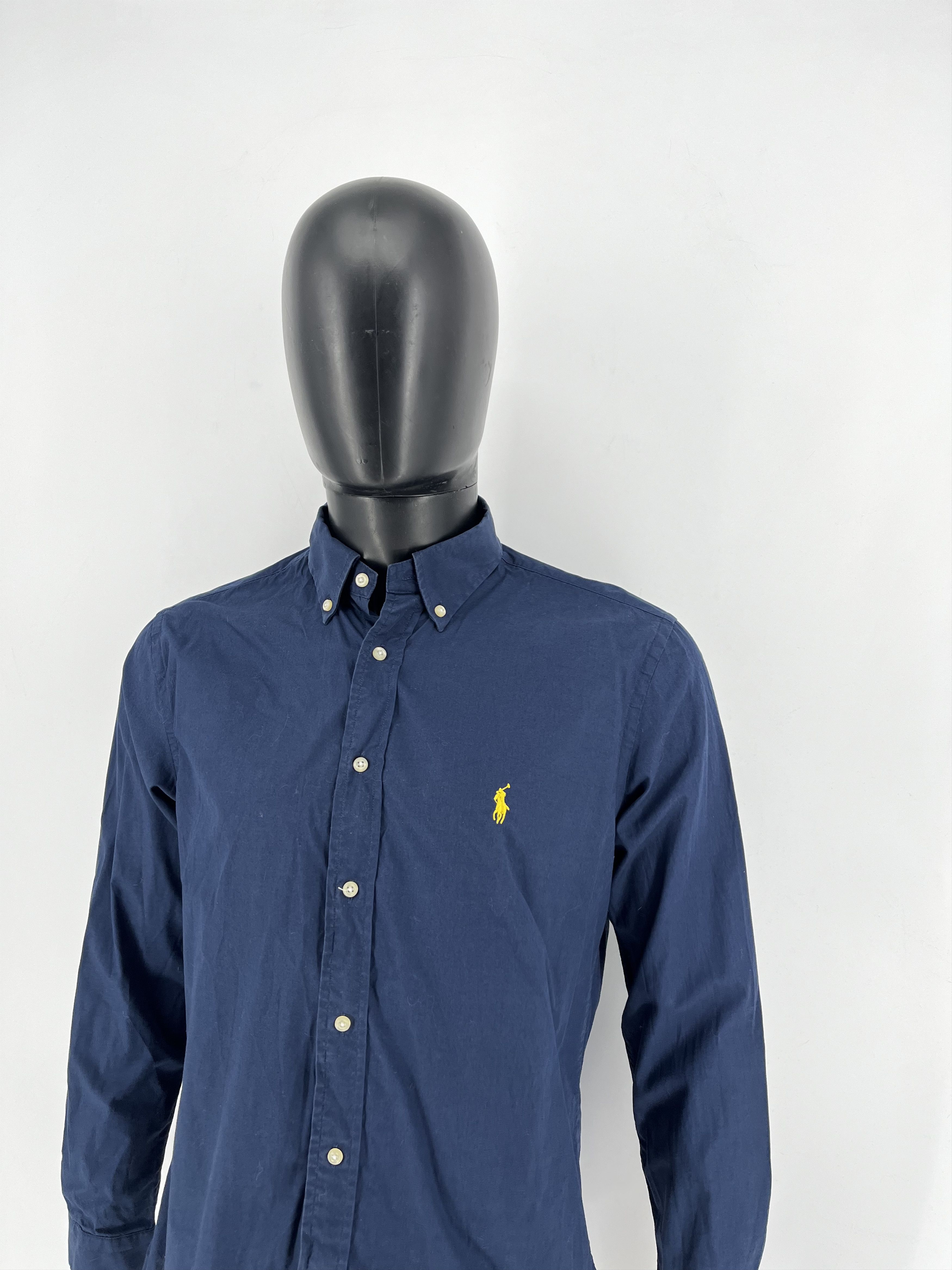 Polo Ralph Lauren Vintage Navy Shirt Polo Ralph Lauren Size M Rare Size US M / EU 48-50 / 2 - 4 Thumbnail