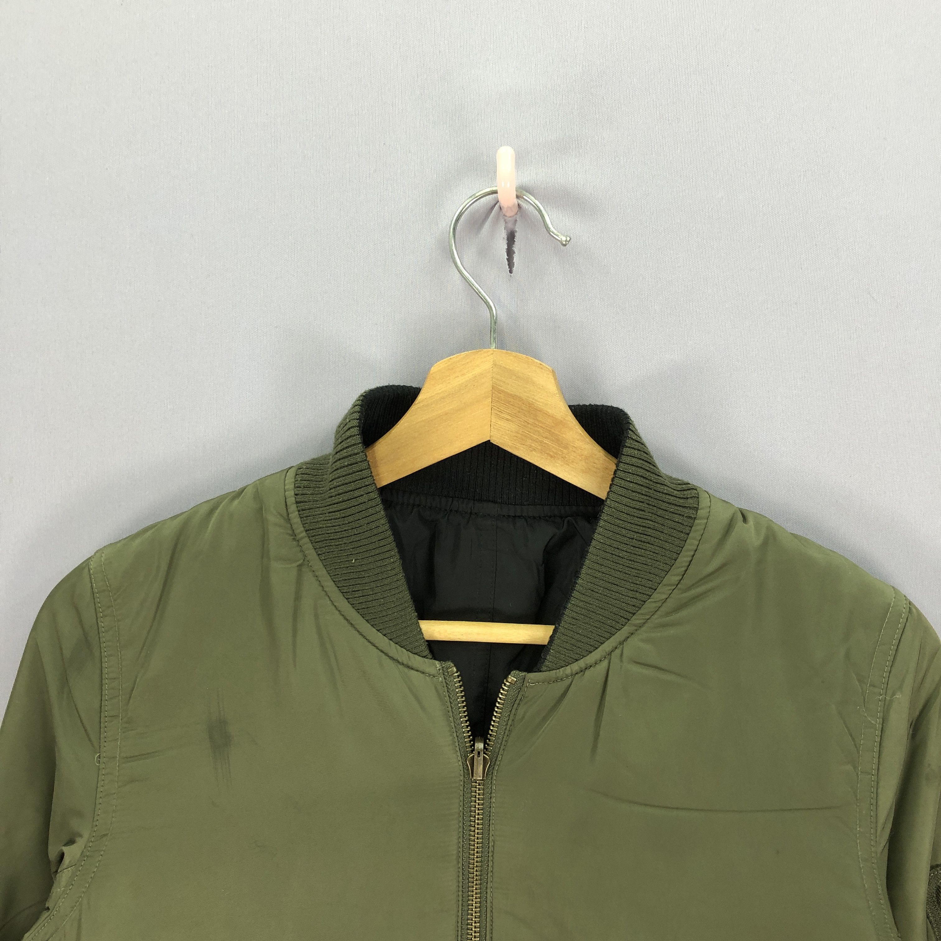 Japanese Brand Vintage Japanese Air Force Ma-1 Air Force Reversible Jacket Size US L / EU 52-54 / 3 - 5 Thumbnail
