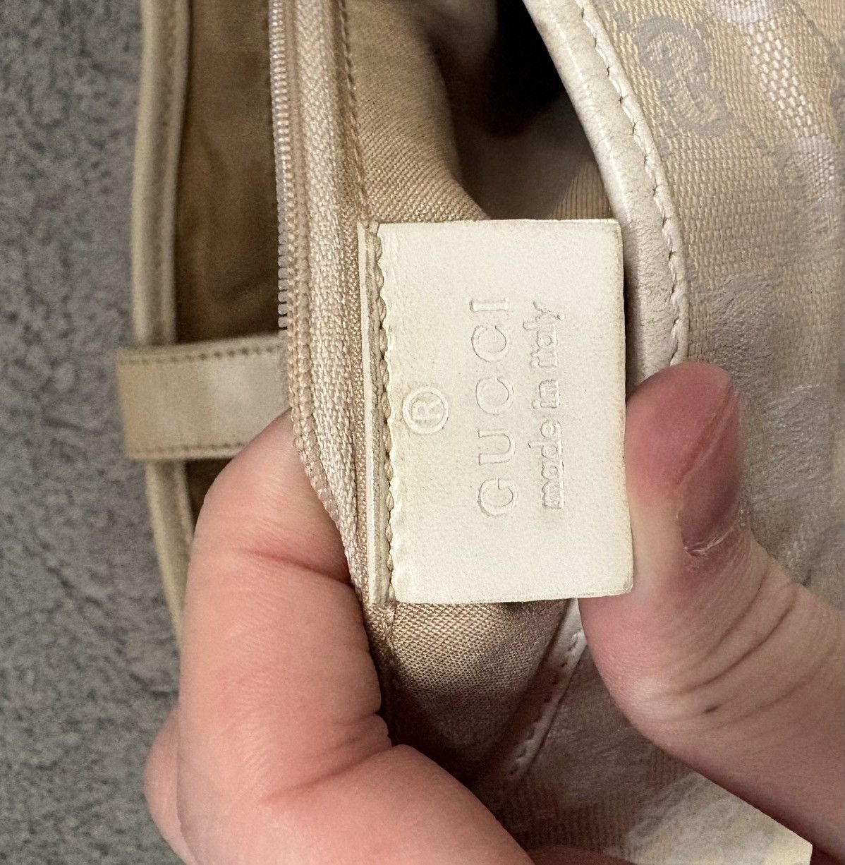 Gucci Sac a main gucci jackie en toile GG beige Size ONE SIZE - 18 Thumbnail
