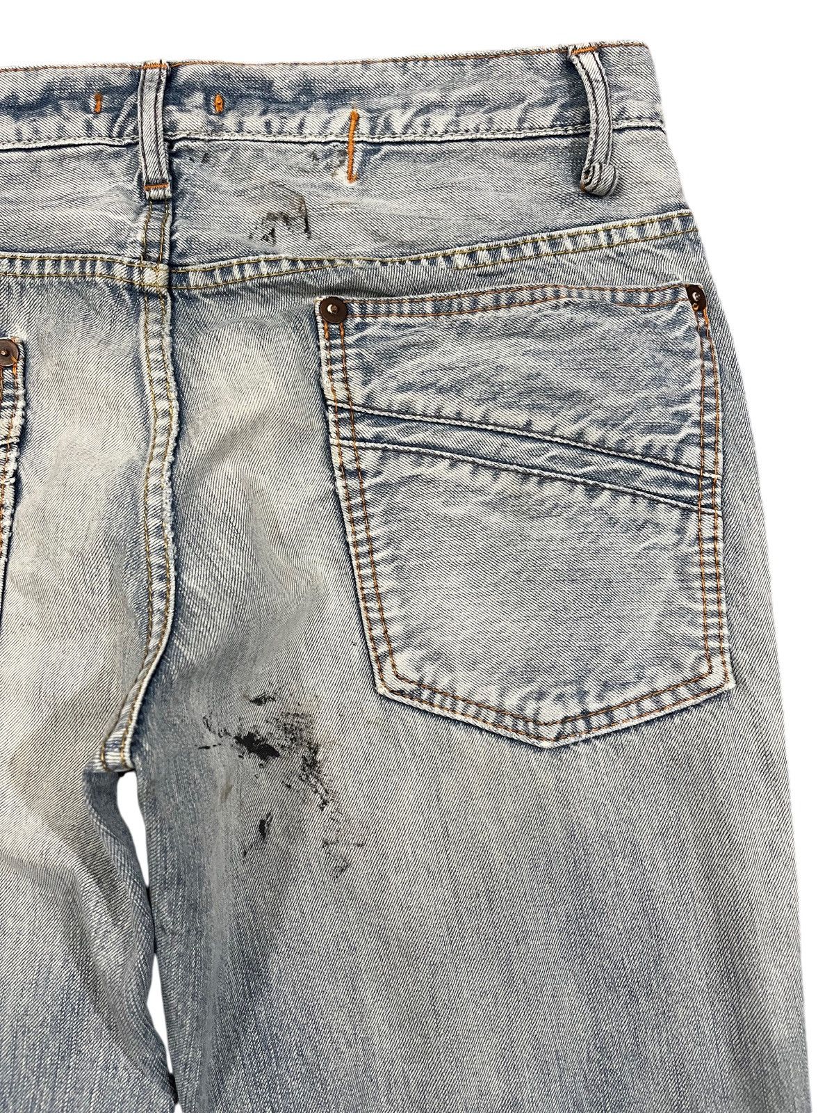 Blue Blue Japan × Le Grande Bleu (L.G.B.) Vintage Blue Way Faded Distressed Denim Size US 34 / EU 50 - 11 Thumbnail