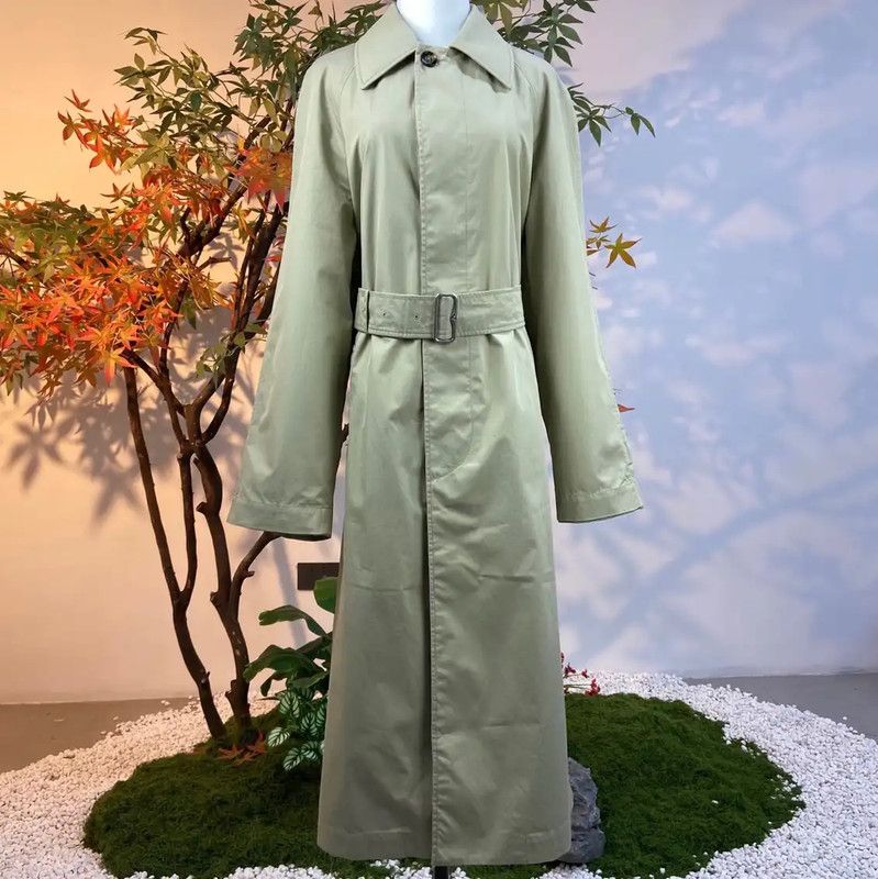 Burberry Burberry Khaki Cotton Women's Trench Coat Size XL / US 12-14 / IT 48-50 - 1 Thumbnail