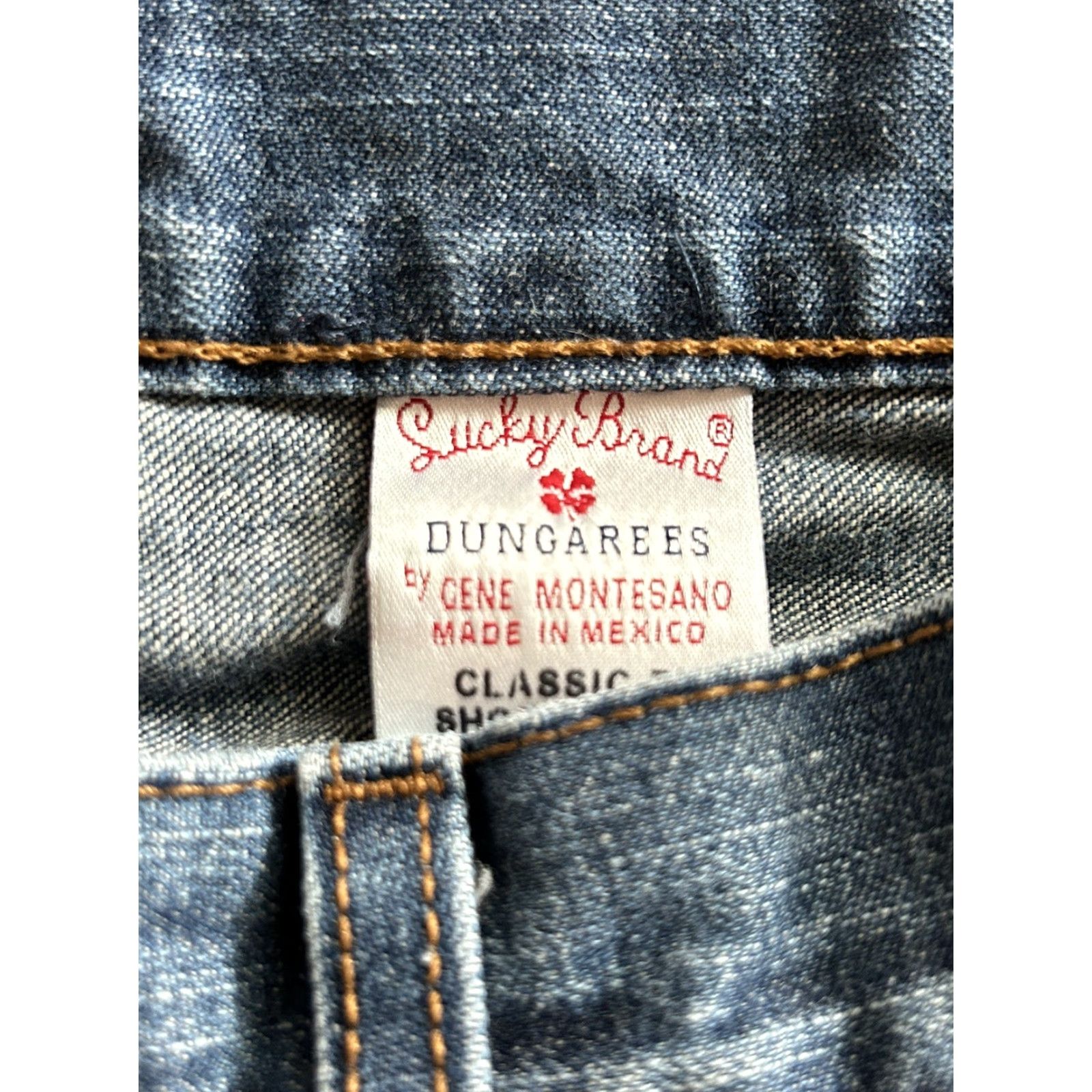 Lucky Brand Mens Lucky Brand Jeans Classic Fit Short Length Size 32 Blue Cotton Denim 5-Pocket Inseam 28 Size US 32 / EU 48 - 4 Thumbnail