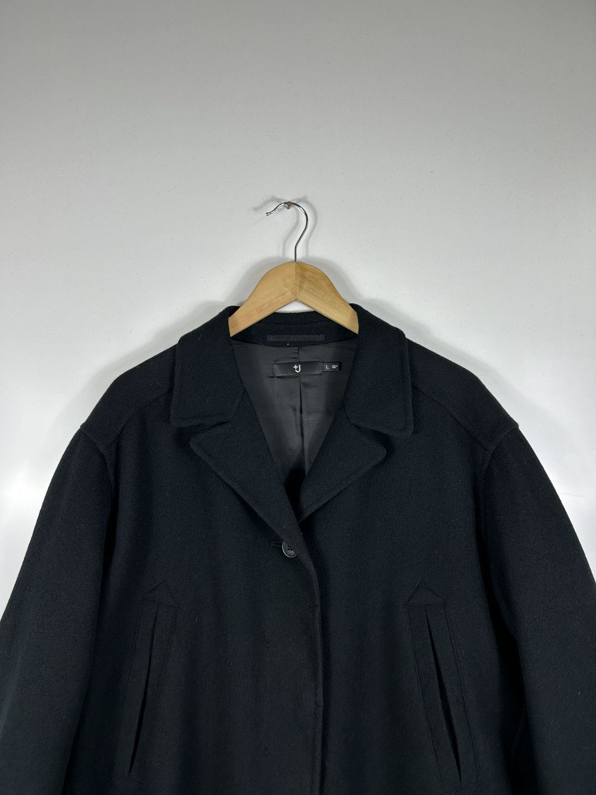 Jil Sander × Uniqlo 🔥Jil Sander Uniqlo Wool Cropped Coat Jacket Size US L / EU 52-54 / 3 - 4 Thumbnail