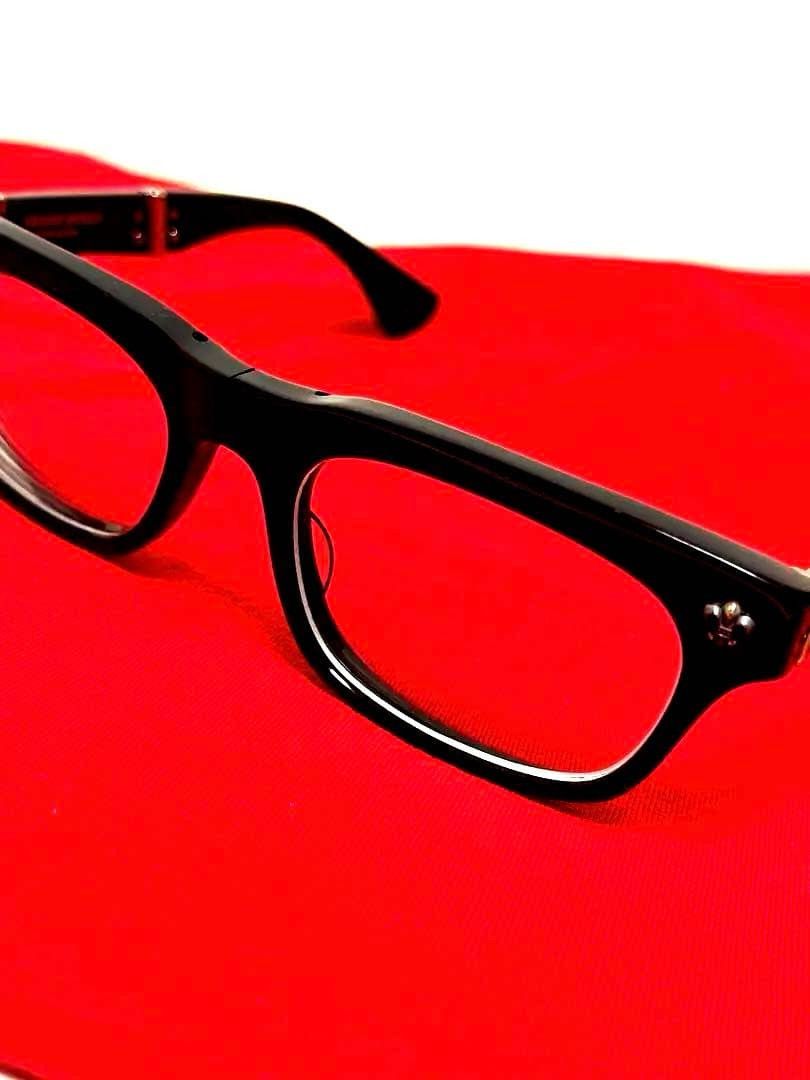 Chrome Hearts CHROME HEARTS DROOLIN Eyeglasses Black 52□20-145 Size ONE SIZE - 9 Thumbnail