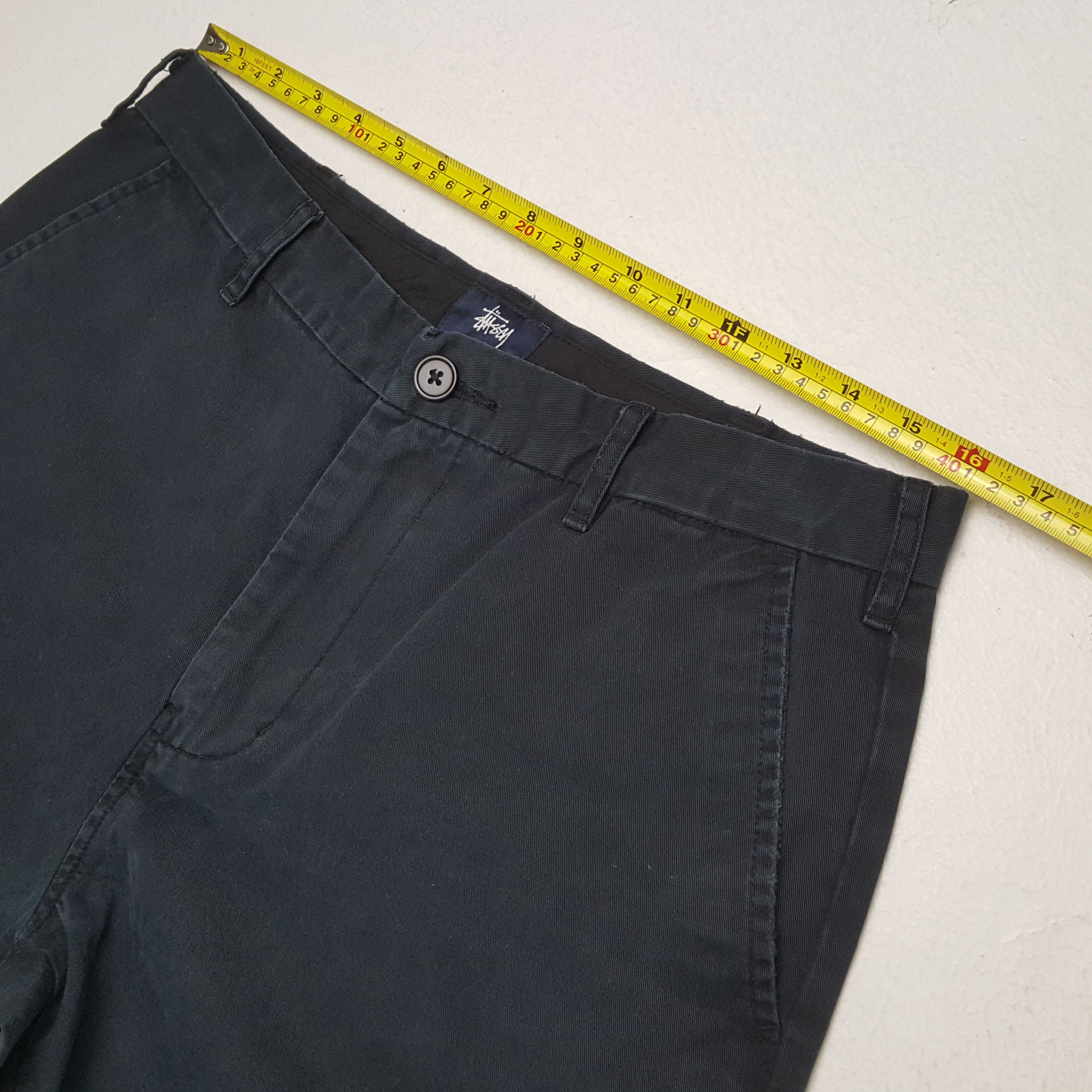 Stussy × Vintage Vintage STUSSY Streetwear Skateboard Big Logo Short Pants Size US 32 / EU 48 - 5 Thumbnail