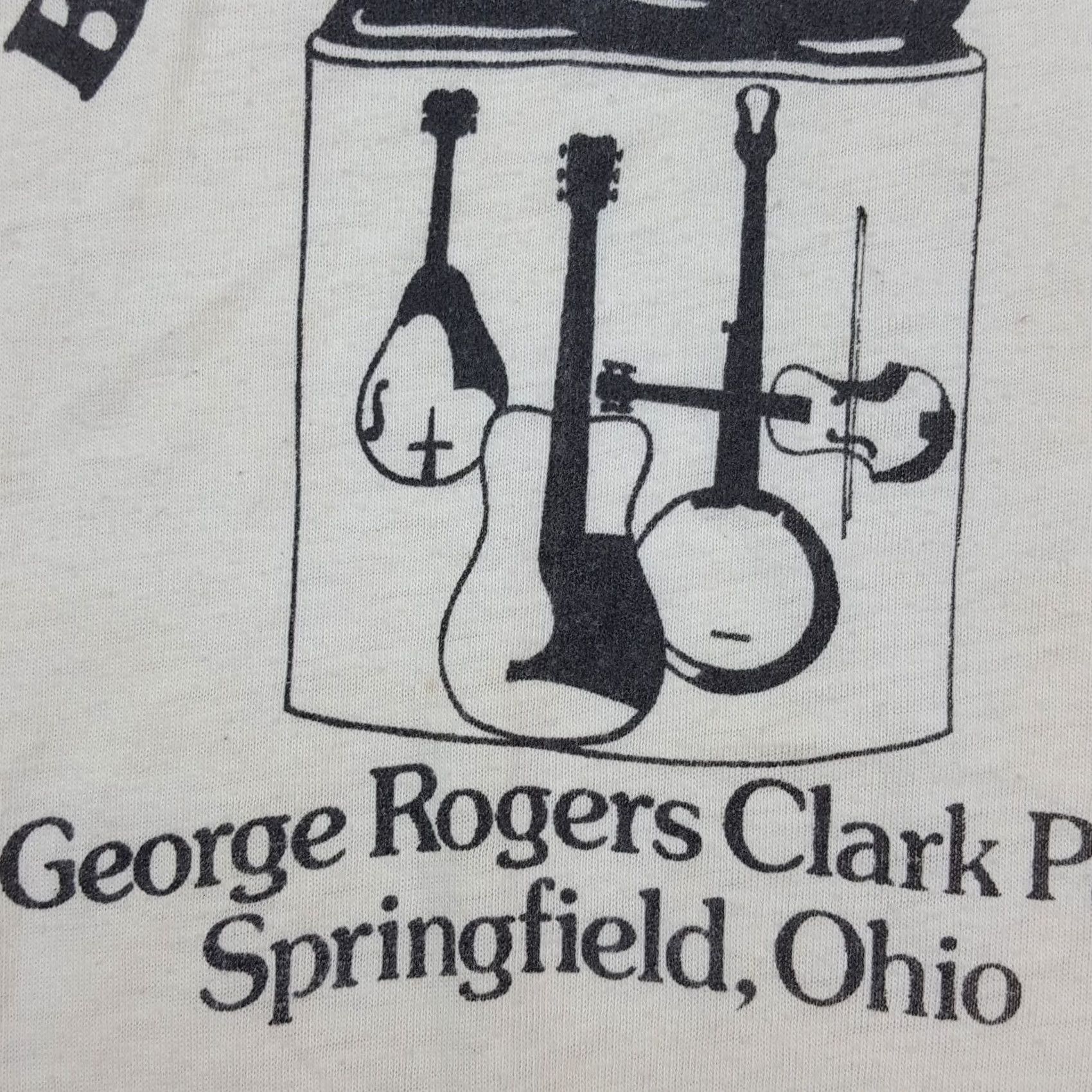 Vintage VINTAGE 80s Bluegrass Festival Nike Shirt XS White Crew Neck Short Sleeve Graphic Print USA T Shirt Men Regular Size XS Banjo Country Music Ringer US Size US XS / EU 42 / 0 - 4 Thumbnail