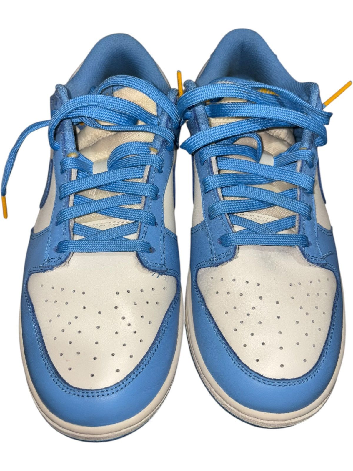 Nike Men 8 Women 9.5 Nike Dunk Low Coast Blue Gold Yellow vtg y2k Size US 8 / EU 41 - 3 Thumbnail