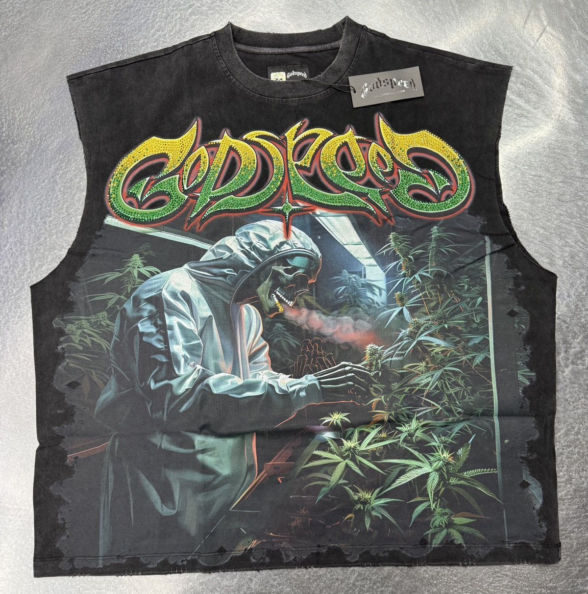 Godspeed Godspeed 420 Indoor VVS Sleeveless T-Shirt Size US XXL / EU 58 / 5 - 1 Thumbnail