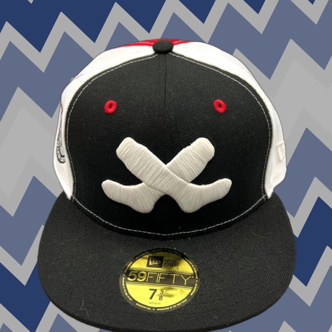 Kith × New Era Serif White Sox Cap Black 7-1/8 (56.8cm) | Grailed