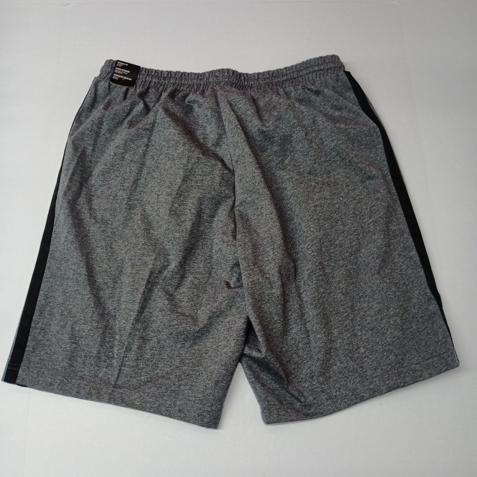 Adidas Adidas Mens 3-Stripe Shorts Size L Dark Grey Heather / Black Size US 34 / EU 50 - 6 Thumbnail