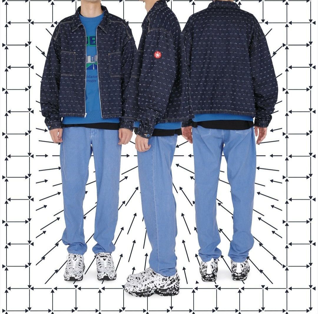 Cav Empt MAJ DAM Denim Short Zip Jacket Size US S / EU 44-46 / 1 - 9 Thumbnail