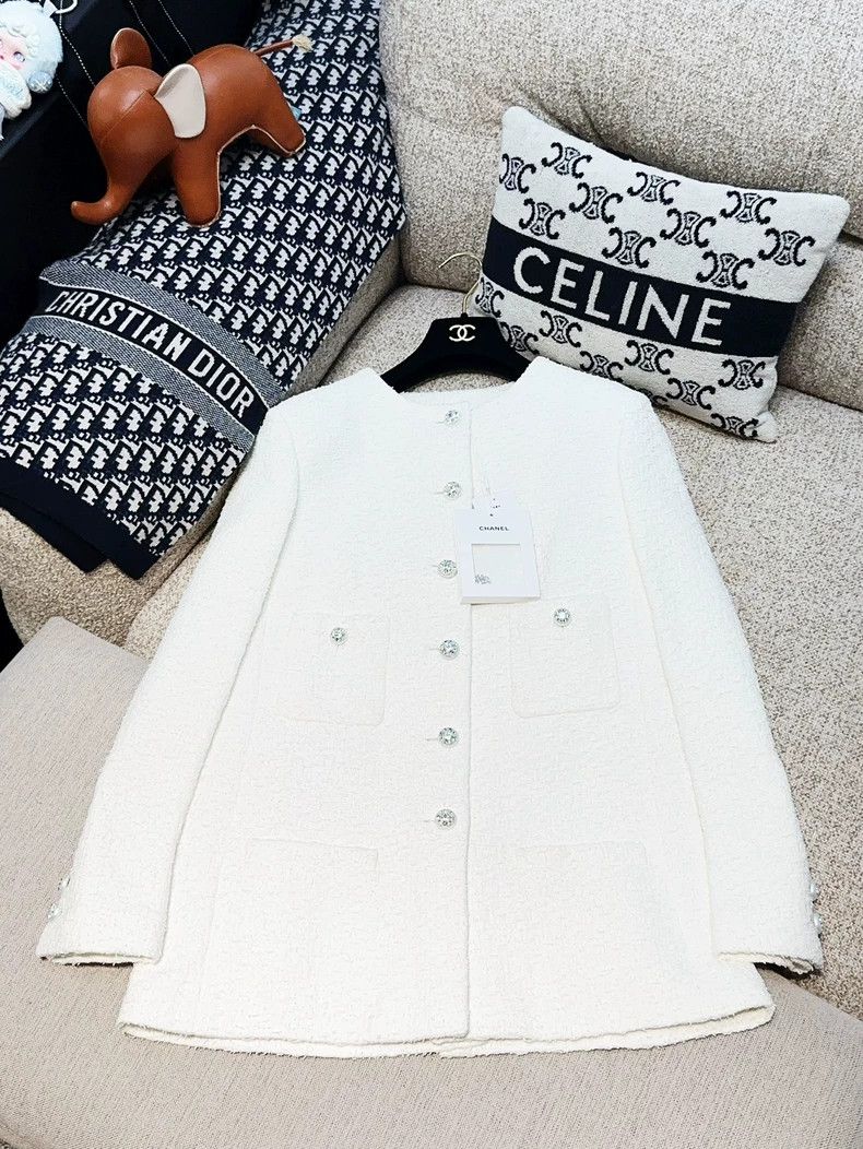 Chanel Chanel 23S spring and summer show white four-pocket diamon Size XS / US 0-2 / IT 36-38 - 1 Thumbnail