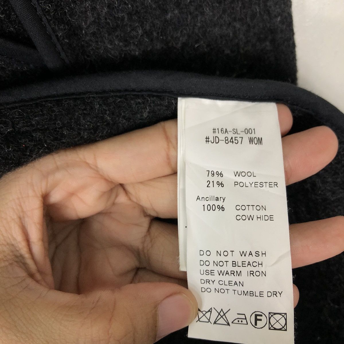 Danton Vintage Wool Jacket Danton Vetements de Travail IsseyMiyake Size US M / EU 48-50 / 2 - 15 Thumbnail