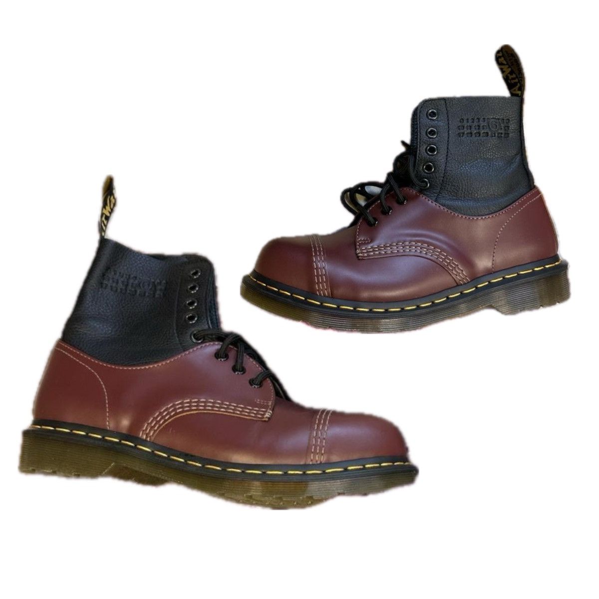 Dr. Martens × Maison Margiela Maison Margiela x Dr. Martens colourblock ankle boots Size US 8.5 / IT 38.5 - 1 Thumbnail