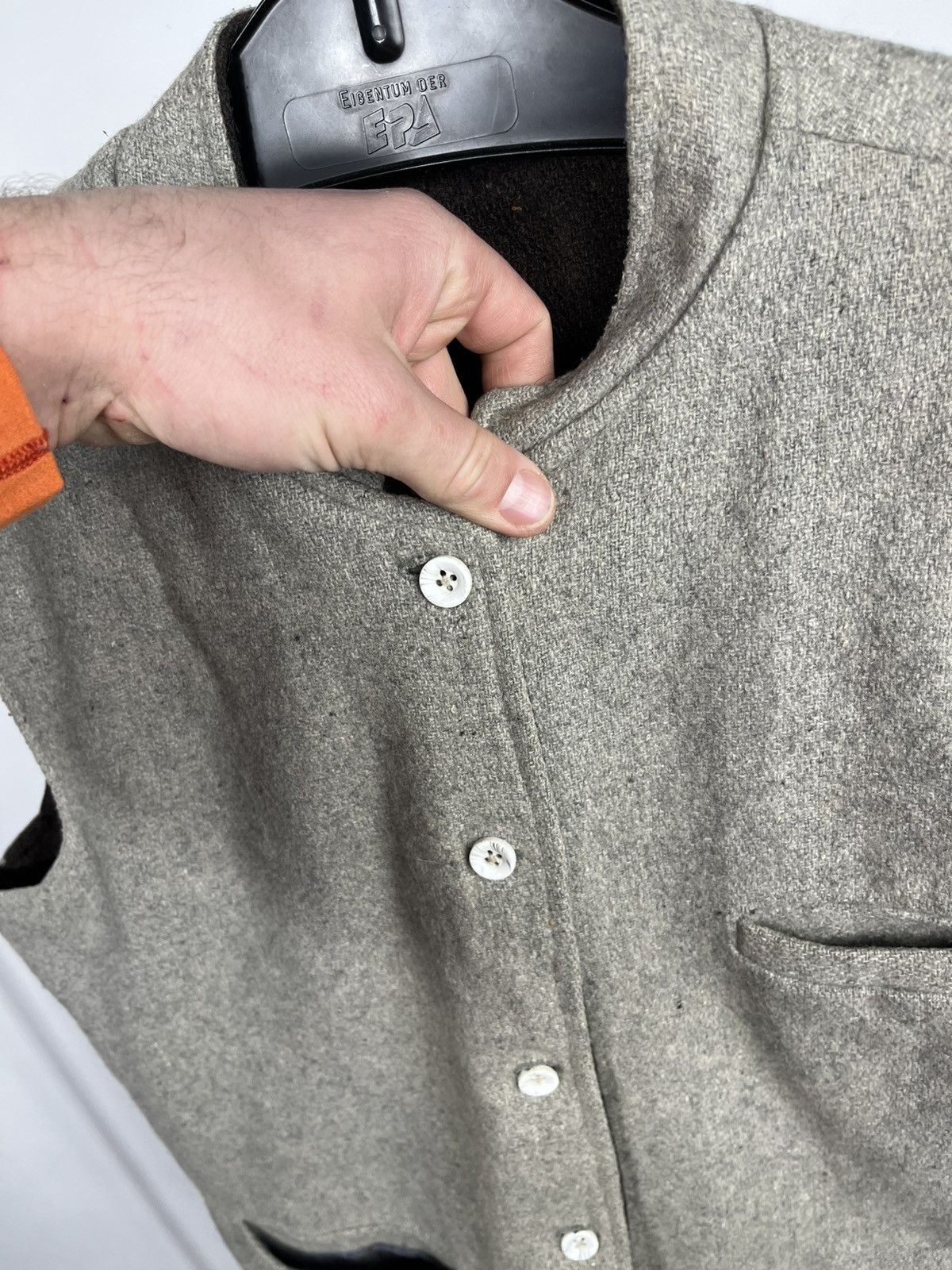 Other Vintage Reversible Wool Vest Button Up Classic Style Size US XL / EU 56 / 4 - 13 Thumbnail