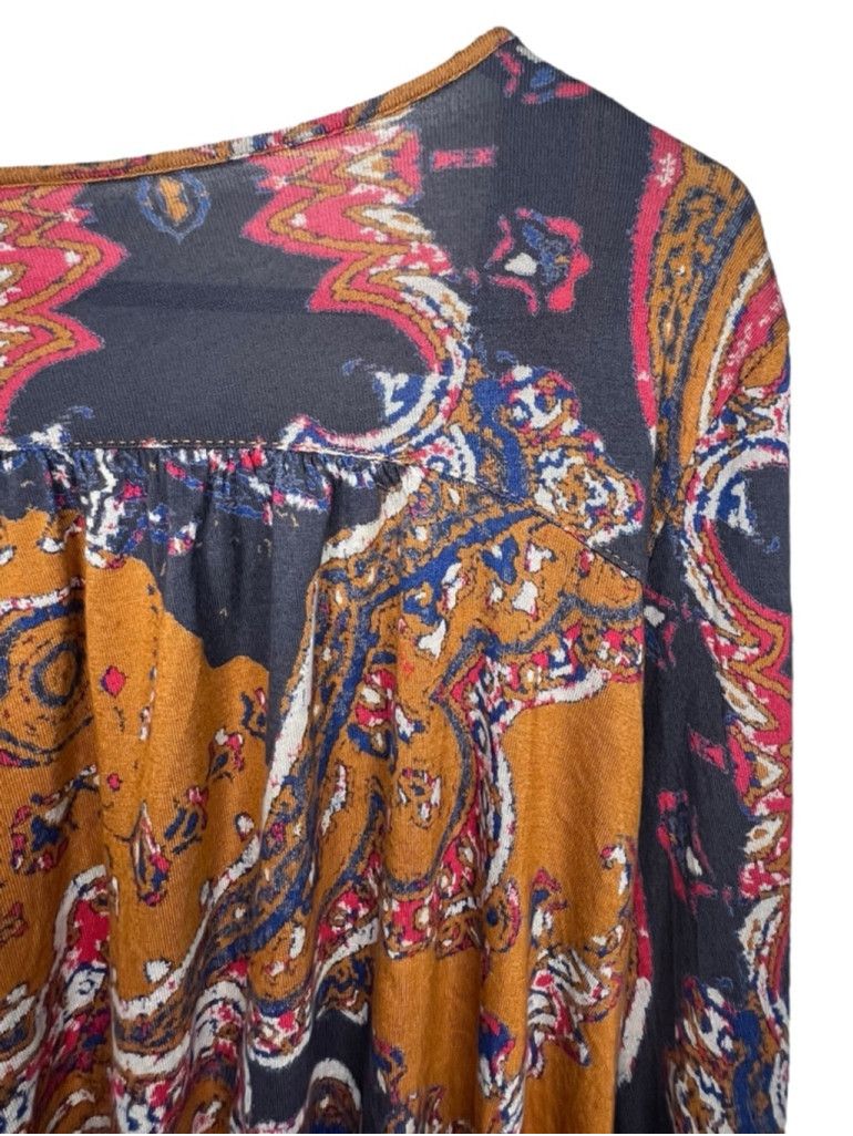 Free People Free People Fiona's Wrap Bohemian Blouse With Bell Sleeves Size S / US 4 / IT 40 - 6 Thumbnail