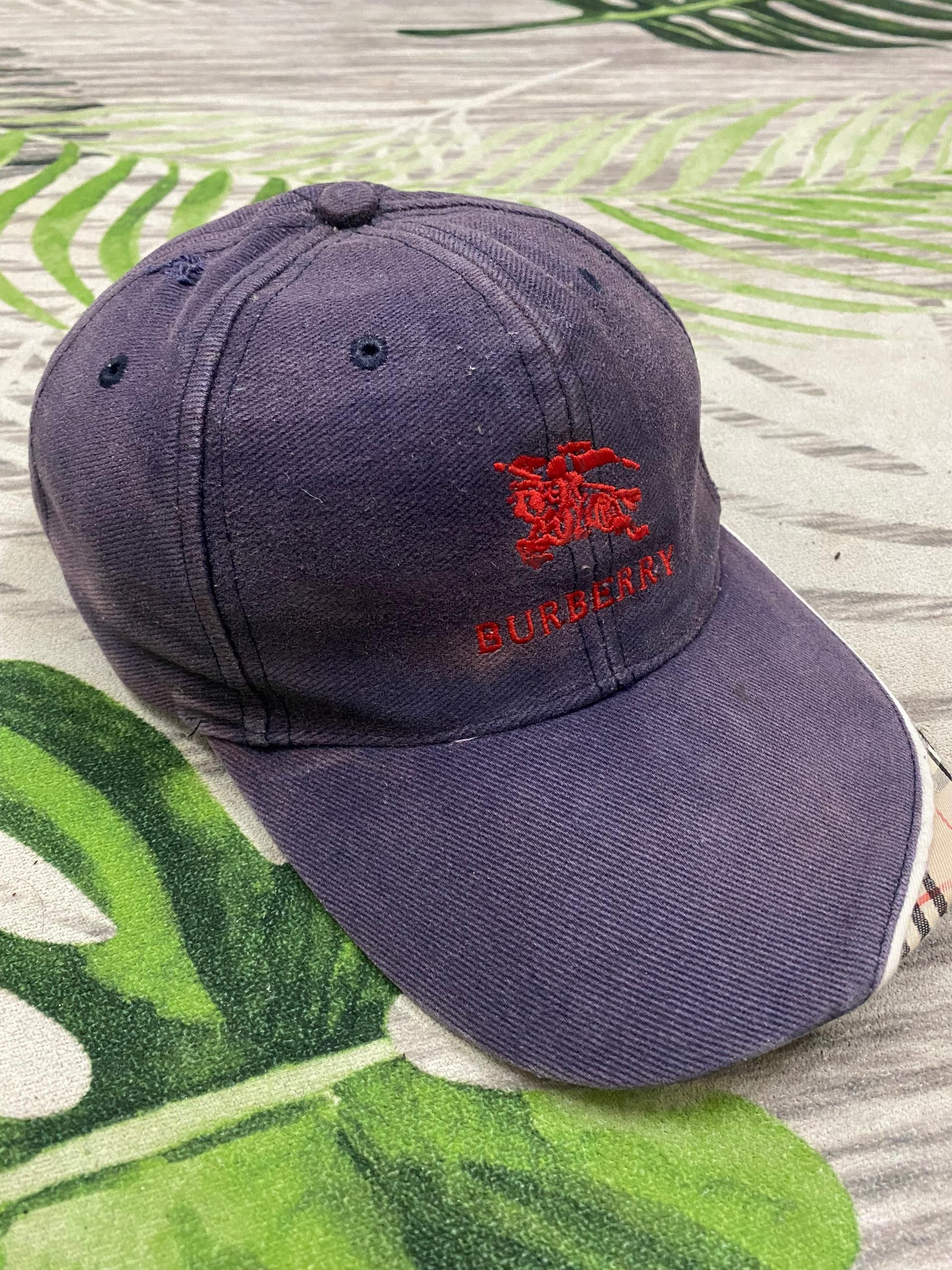 Burberry Vintage Burberrys Nova check Hats distressed design Size ONE SIZE - 5 Thumbnail
