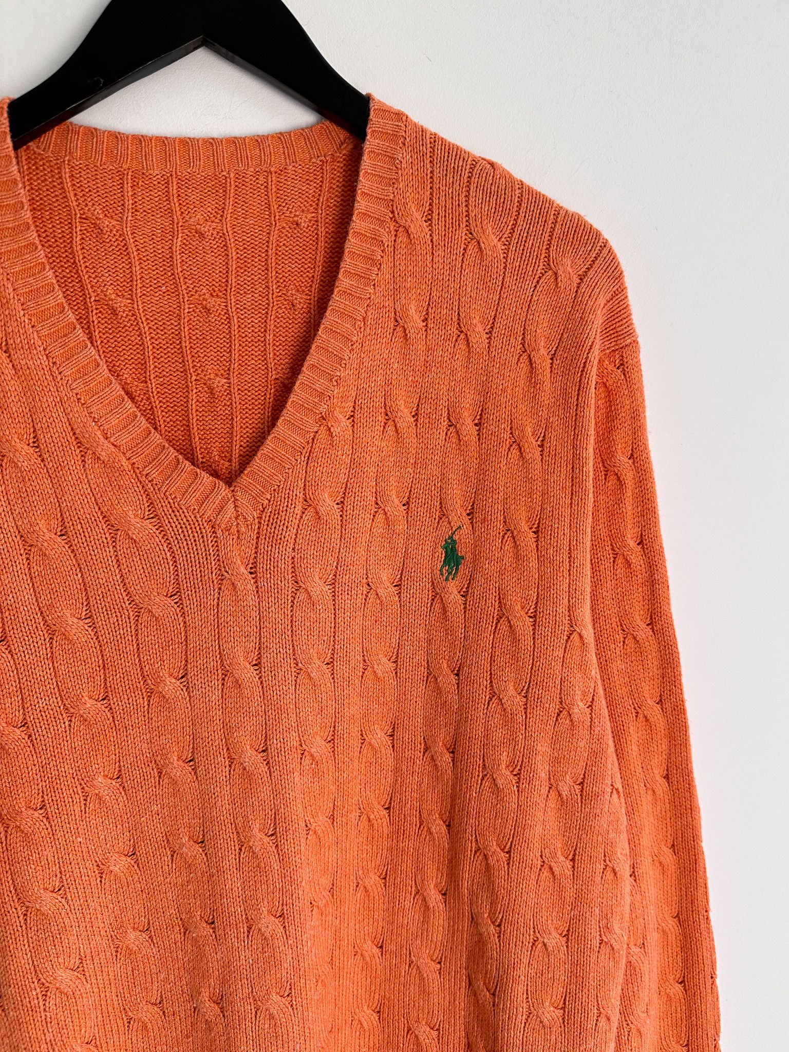 Polo Ralph Lauren Polo Ralph Lauren Orange Knit Sweater Jumper Size US XL / EU 56 / 4 - 3 Thumbnail