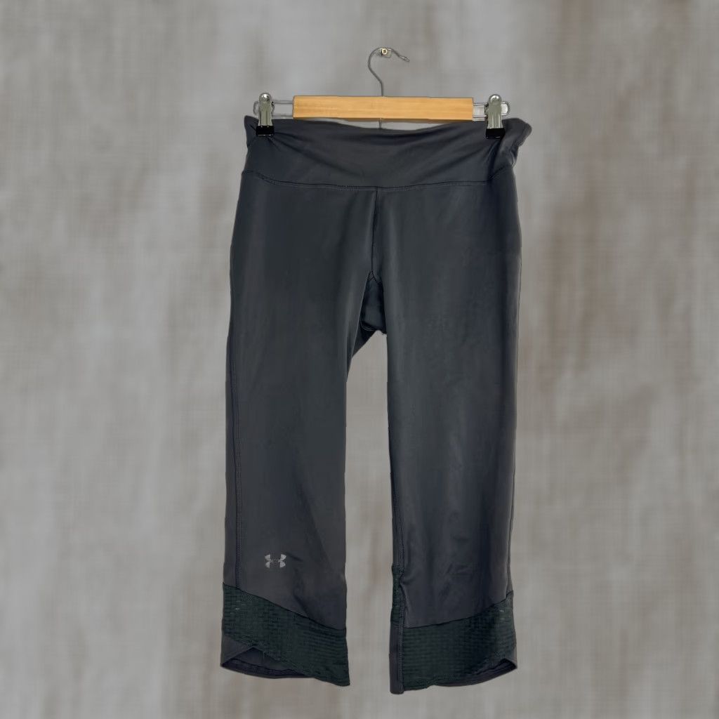 Under Armour Under Armour Womens Capri Pants Compression HeatGear Gray M 30X18 Activewear Size 32" / US 10 / IT 46 - 1 Thumbnail