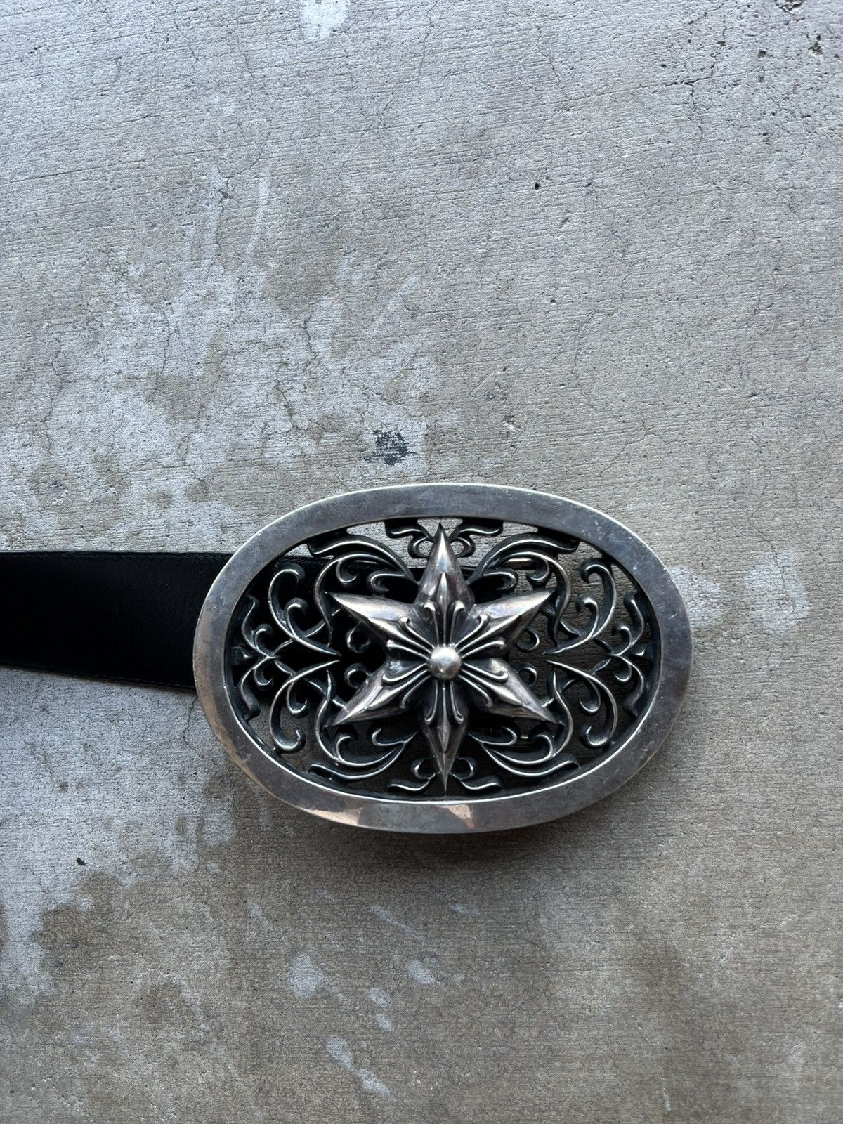Chrome Hearts CHROME HEARTS OVAL STAR BELT - 36 | Grailed