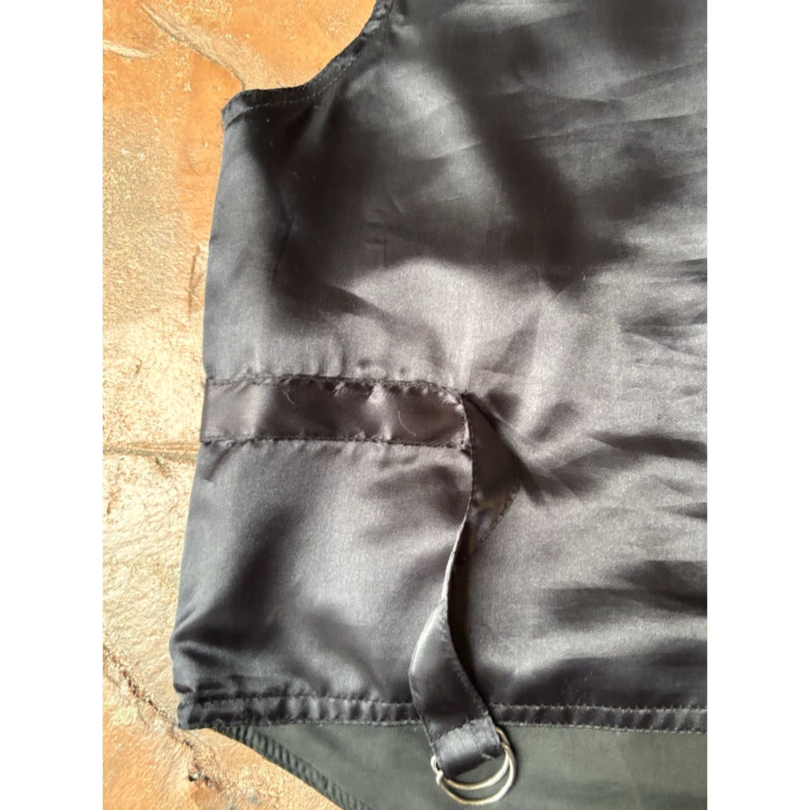 Vintage VINTAGE Jazzman Sportswear Leather Vest Large Brown Mens Vest News Print 90s Western Cowboy Hipster Motorcycle Southwestern Rockabilly Size US L / EU 52-54 / 3 - 5 Thumbnail