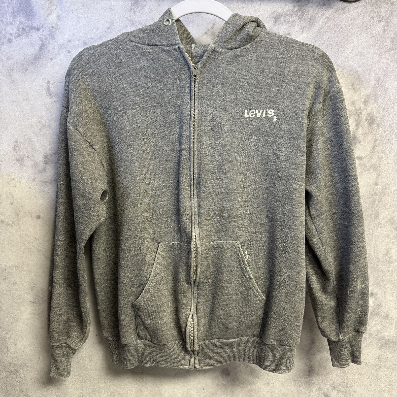 Levi's Vintage Levi's Hoodie Sweatshirt Mens Medium 19x21 Gray Full Size US M / EU 48-50 / 2 - 1 Thumbnail