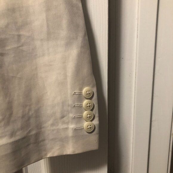 I.N.C INC men's beige 100%cotton sport coat jacket blazer size: S Size US S / EU 44-46 / 1 - 3 Thumbnail