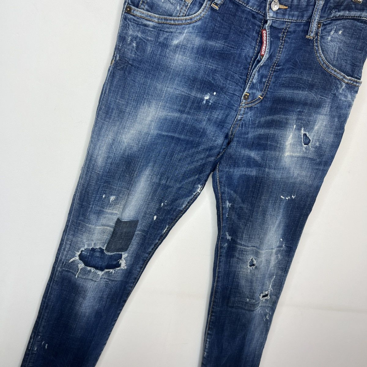 Dsquared2 Dsquared Jeans Slim Fit Blue Denim Italy Vintage Faded Y2K Size US 32 / EU 48 - 3 Thumbnail