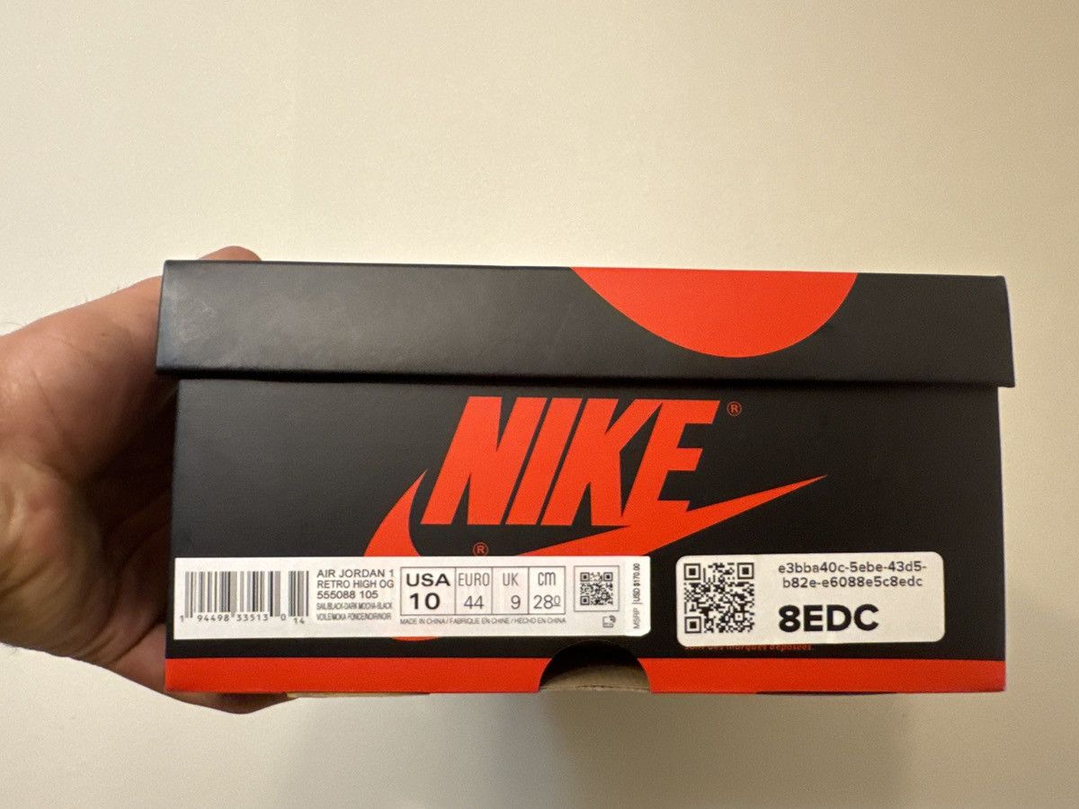 Nike AIR JORDAN 1 RETRO HIGH OG. Size US 10 / EU 43 - 2 Thumbnail