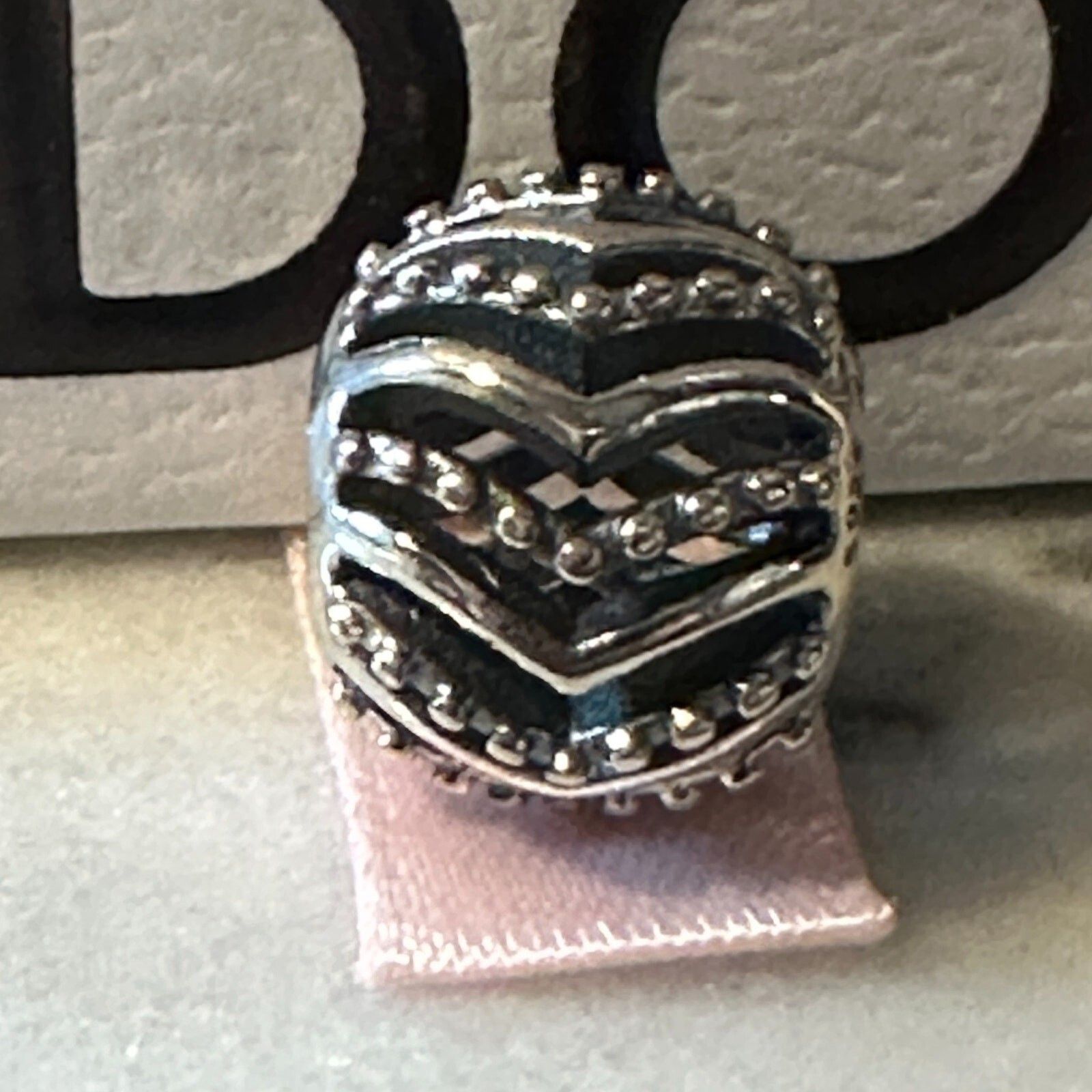 pandora Authentic Pandora Silver Stylish Wish Charm 797805 Size ONE SIZE - 1 Thumbnail