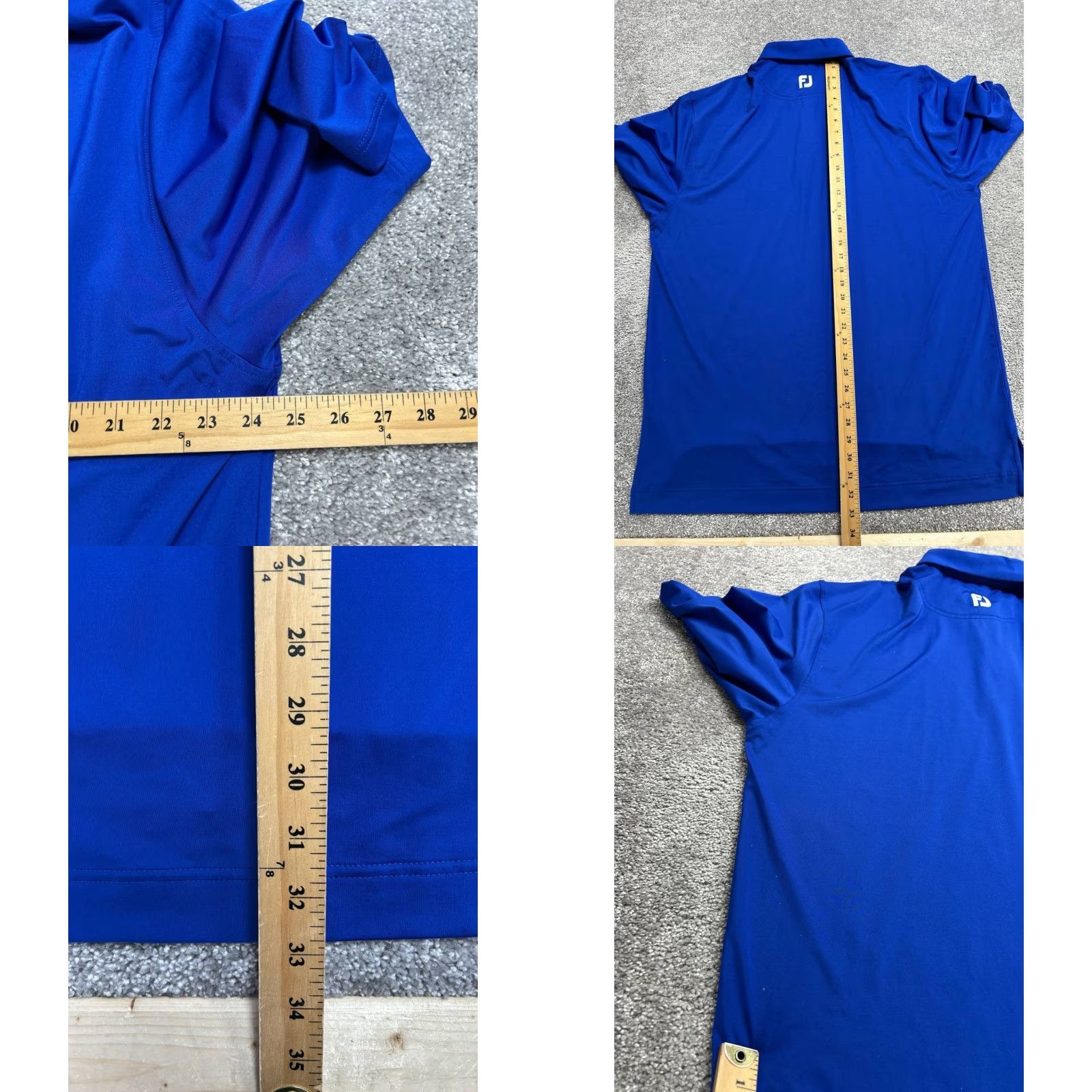 Footjoy FootJoy ProDry Polo Shirt Mens XL Blue Pique Stretch Logo Golf Tennis Sports Shirt XL Men Blue ProDry Polo FootJoy Brands Size US XL / EU 56 / 4 - 8 Thumbnail